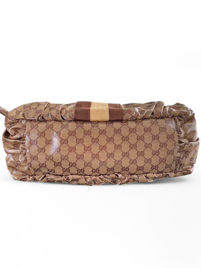 Gucci Gucci - Crystal Canvas Leather GG Monogram Brown Size ONE SIZE - 6 Thumbnail