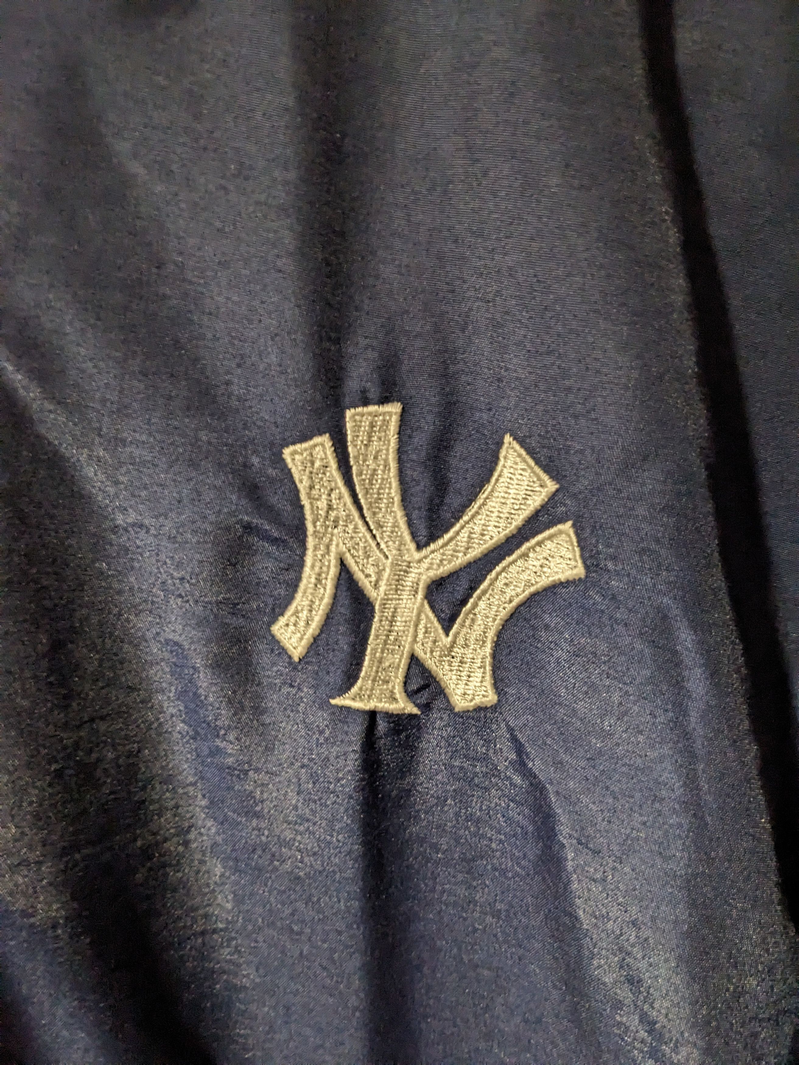 MLB × Starter × Vintage Vintage 90s New York Yankee Starter Youth Large Blue Jacket Size US L / EU 52-54 / 3 - 6 Thumbnail