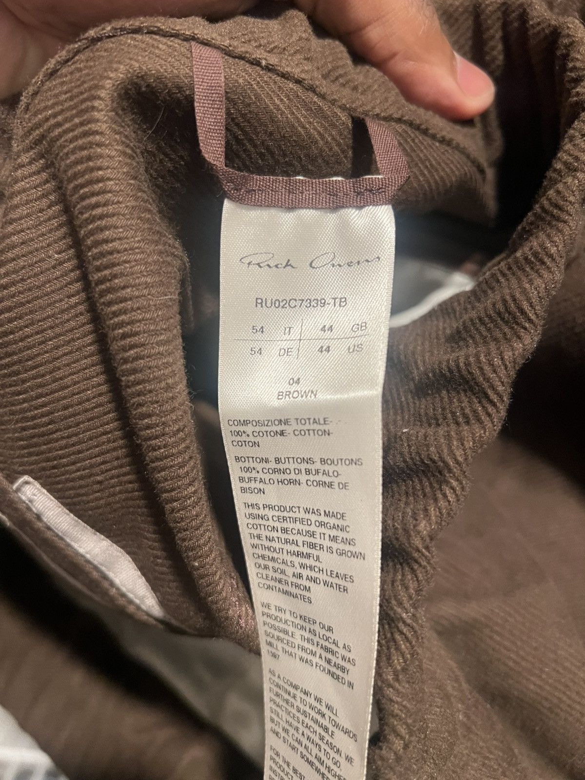 Rick Owens RICK OWENS Brown Cargobelas Cargo Pants Size US 38 / EU 54 - 5 Thumbnail