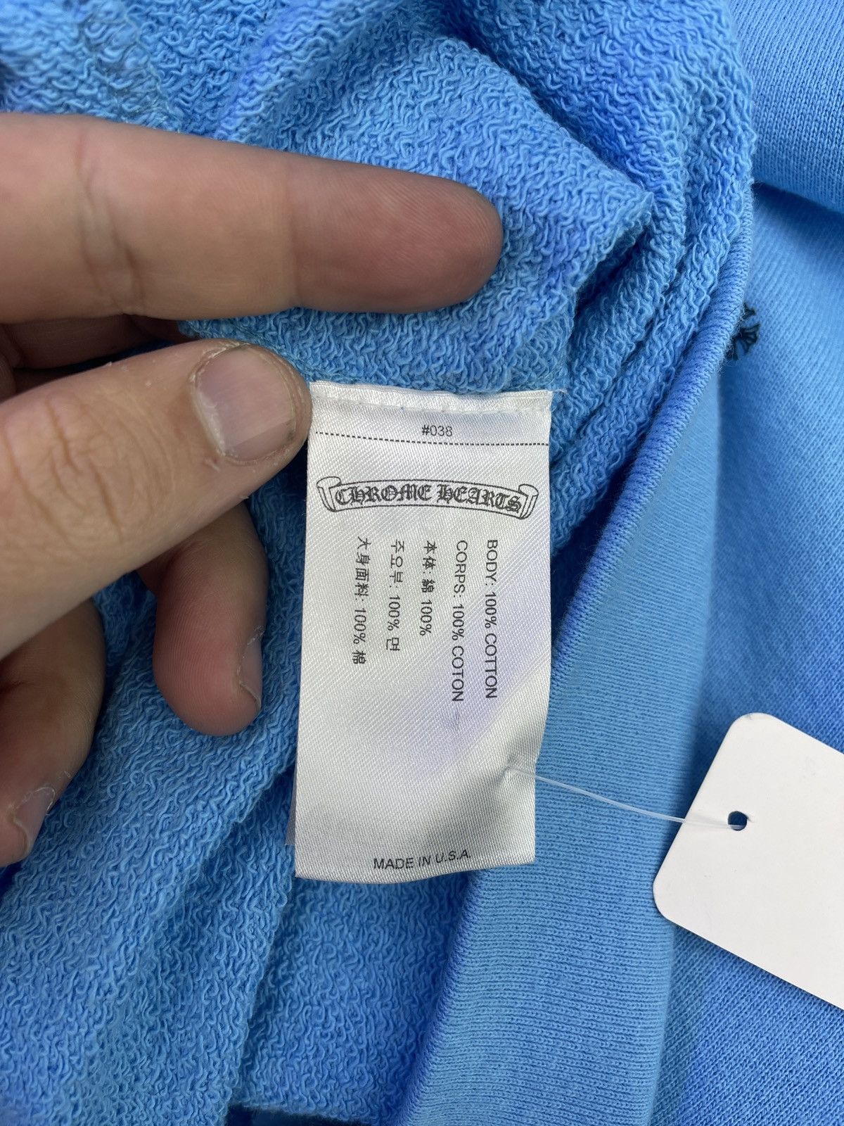 Chrome Hearts Chrome hearts matttboy crewneck light blue Size US L / EU 52-54 / 3 - 4 Thumbnail