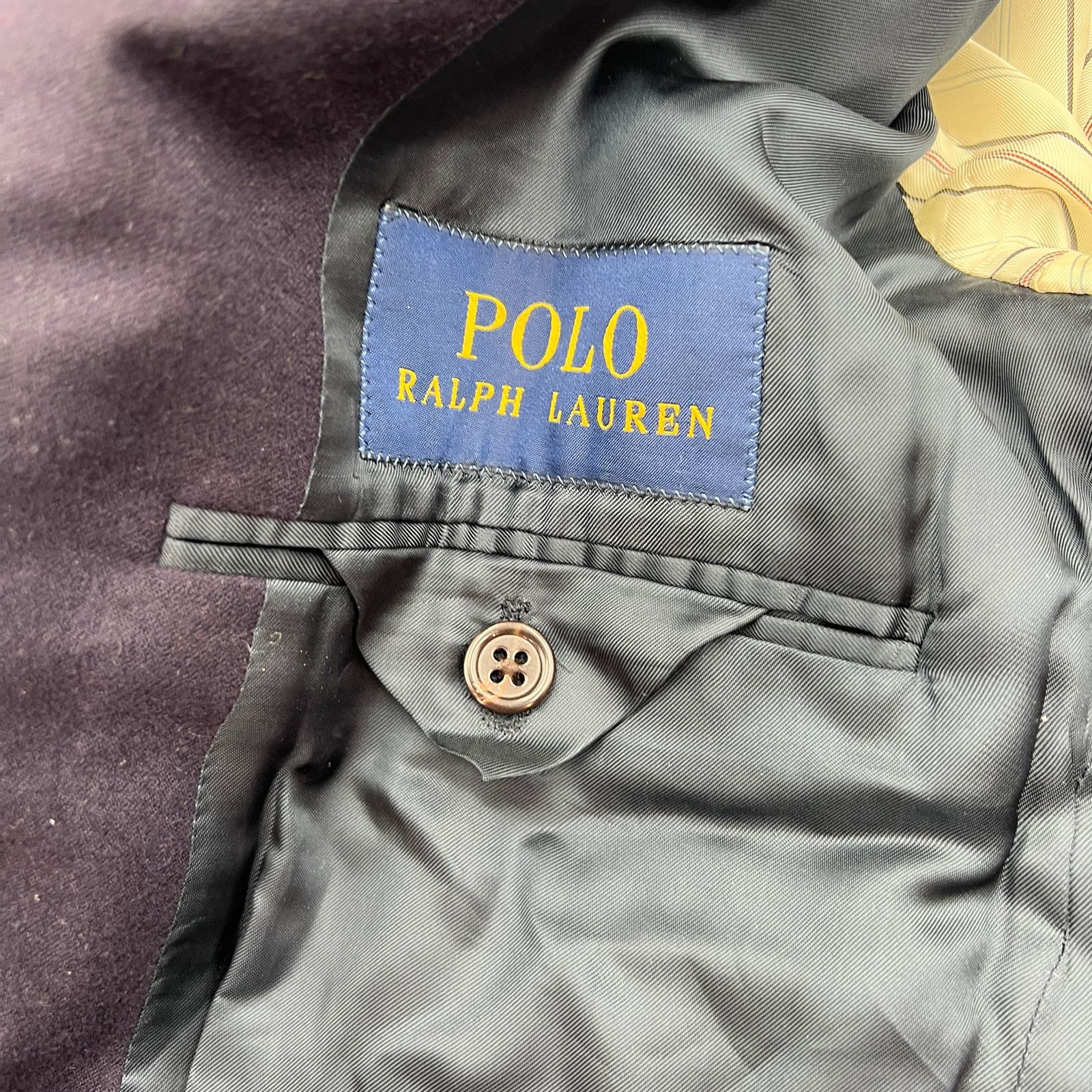Polo Ralph Lauren Polo Ralph Lauren Wool Navy Blazer With Elbow Patches Size 42R - 7 Thumbnail
