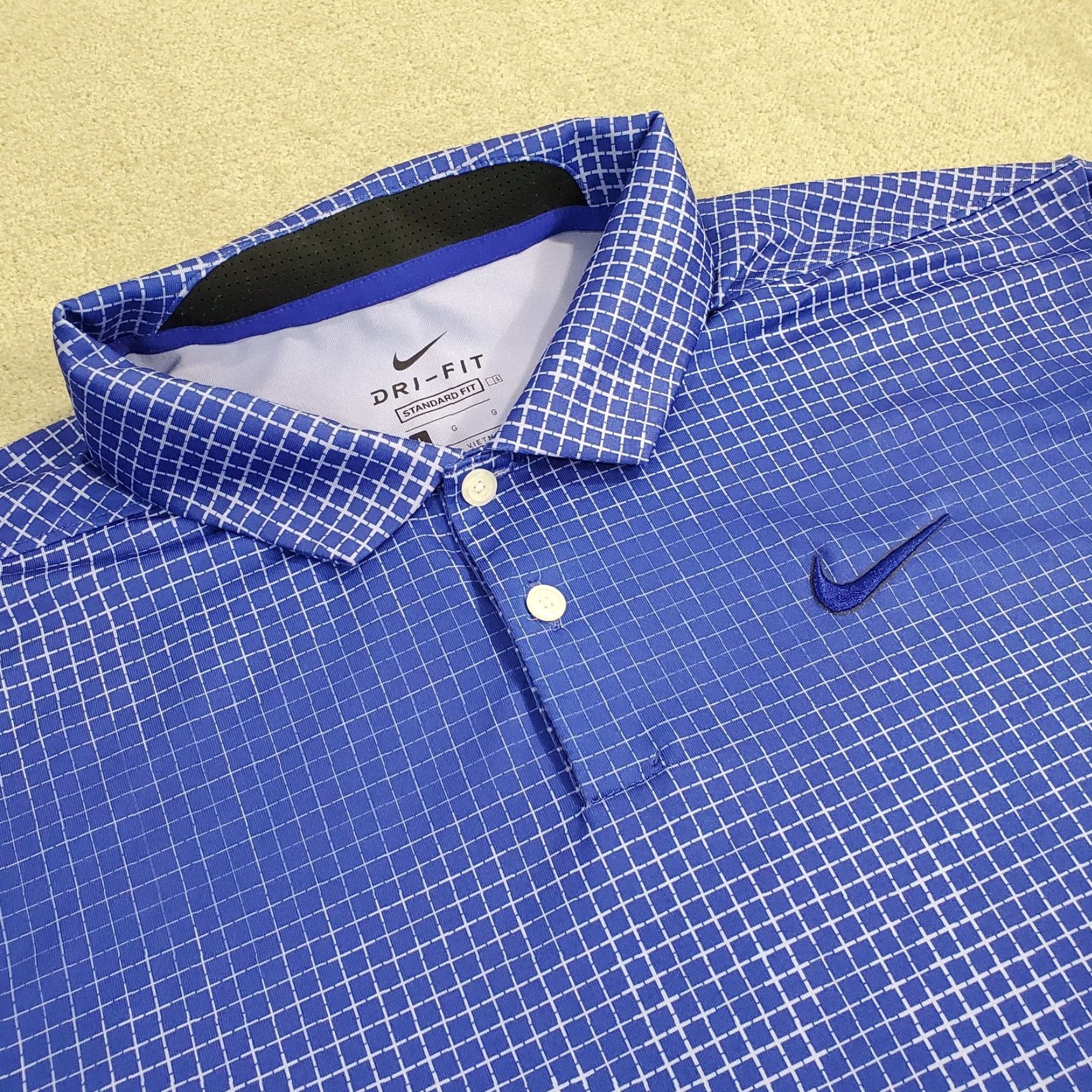 Nike Nike Polo Shirt Mens Large Blue Performance Stretch Short Sleeve Golf CK6243 471 Size US L / EU 52-54 / 3 - 2 Thumbnail
