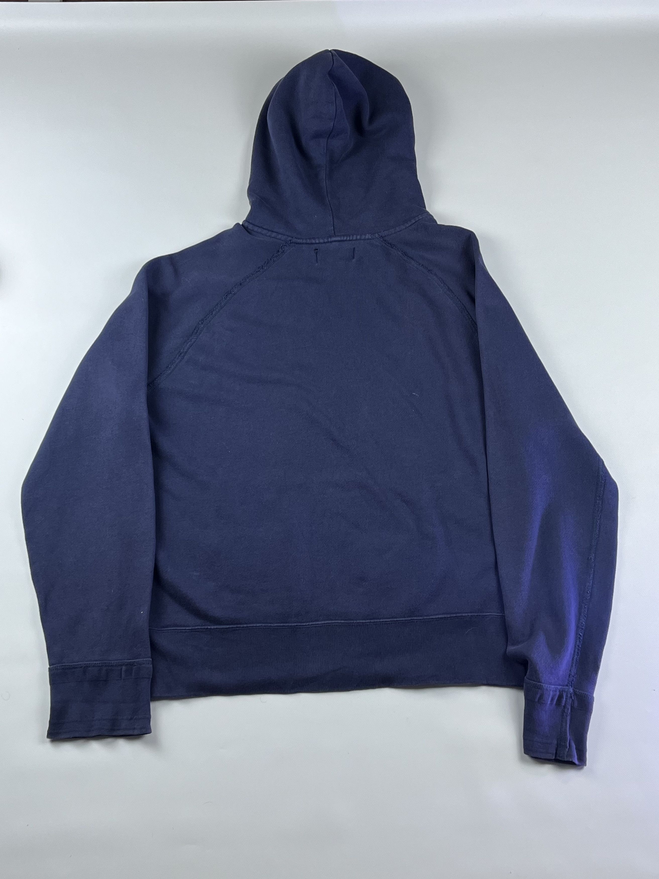 Ralph Lauren × Vintage VINTAGE 90s Ralph Lauren Navy Blue Hoodie Size US L / EU 52-54 / 3 - 8 Thumbnail
