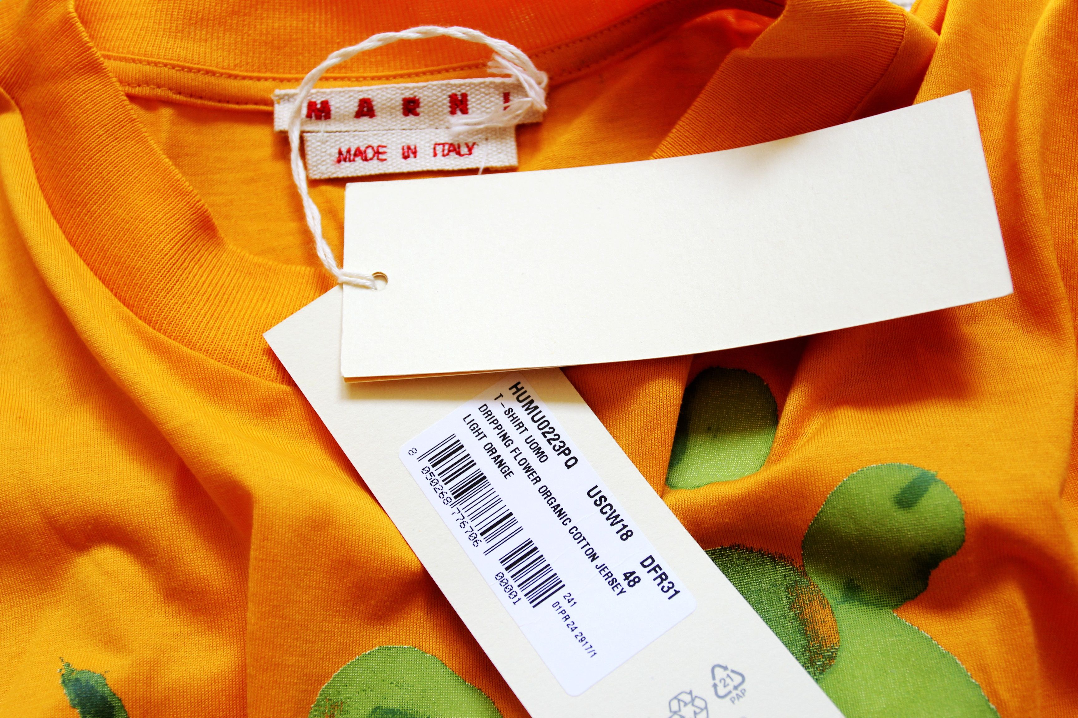 Marni BNWT SS24 MARNI DRIPPING FLOWER TSHIRT 48 Size US M / EU 48-50 / 2 - 8 Thumbnail