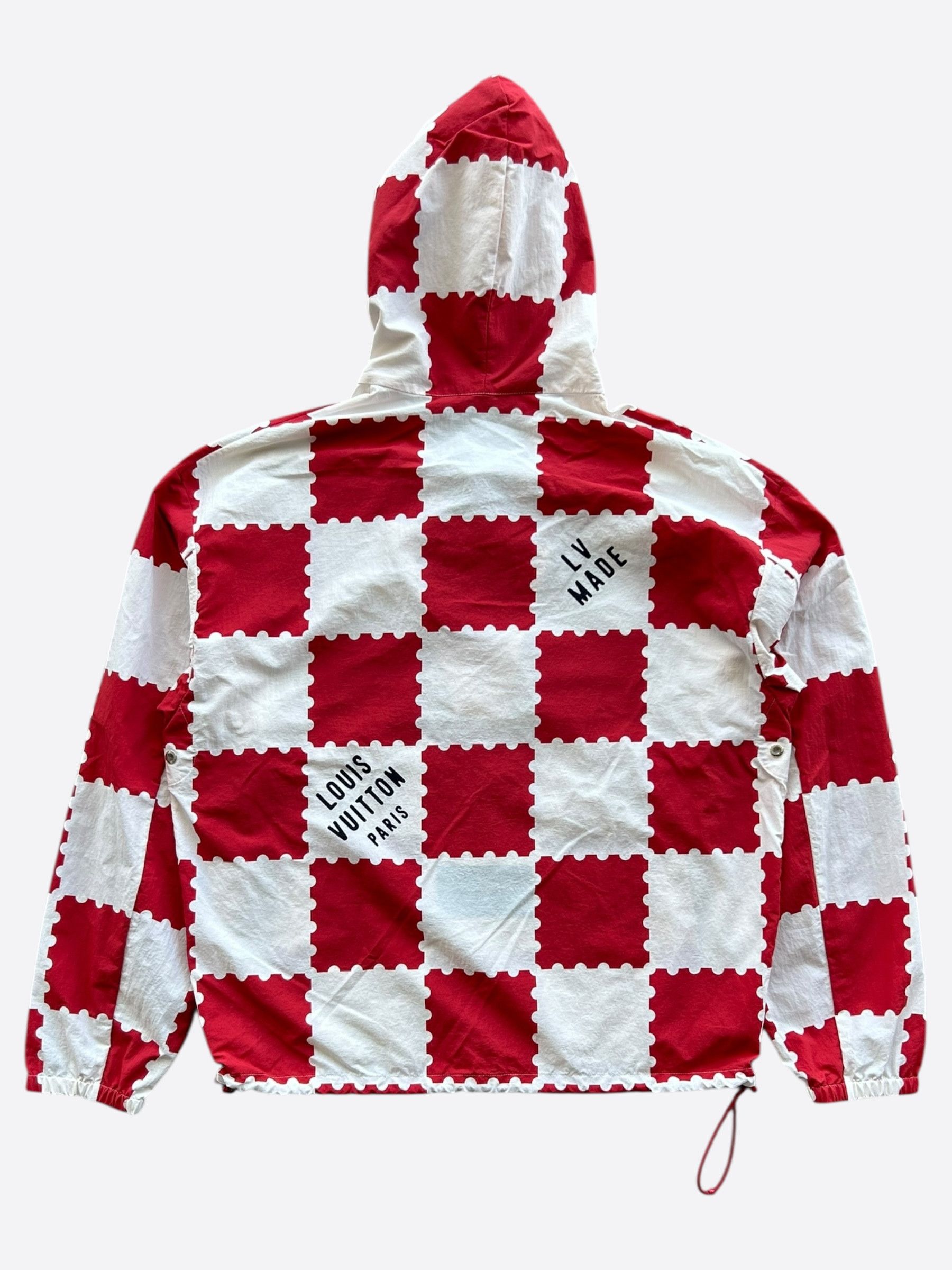 Louis Vuitton Louis Vuitton Nigo Red & White Checkered Windbreaker Size US S / EU 44-46 / 1 - 2 Thumbnail