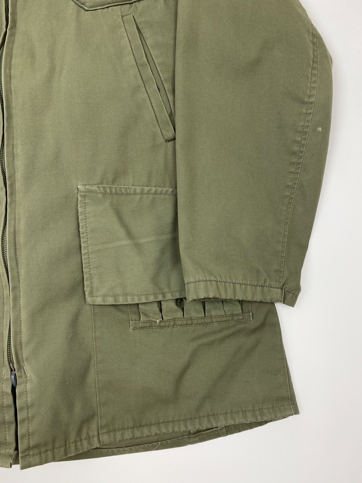 Vintage 60s 70s Vintage French Cotton Padded Hunting Jacket Size US S / EU 44-46 / 1 - 4 Thumbnail