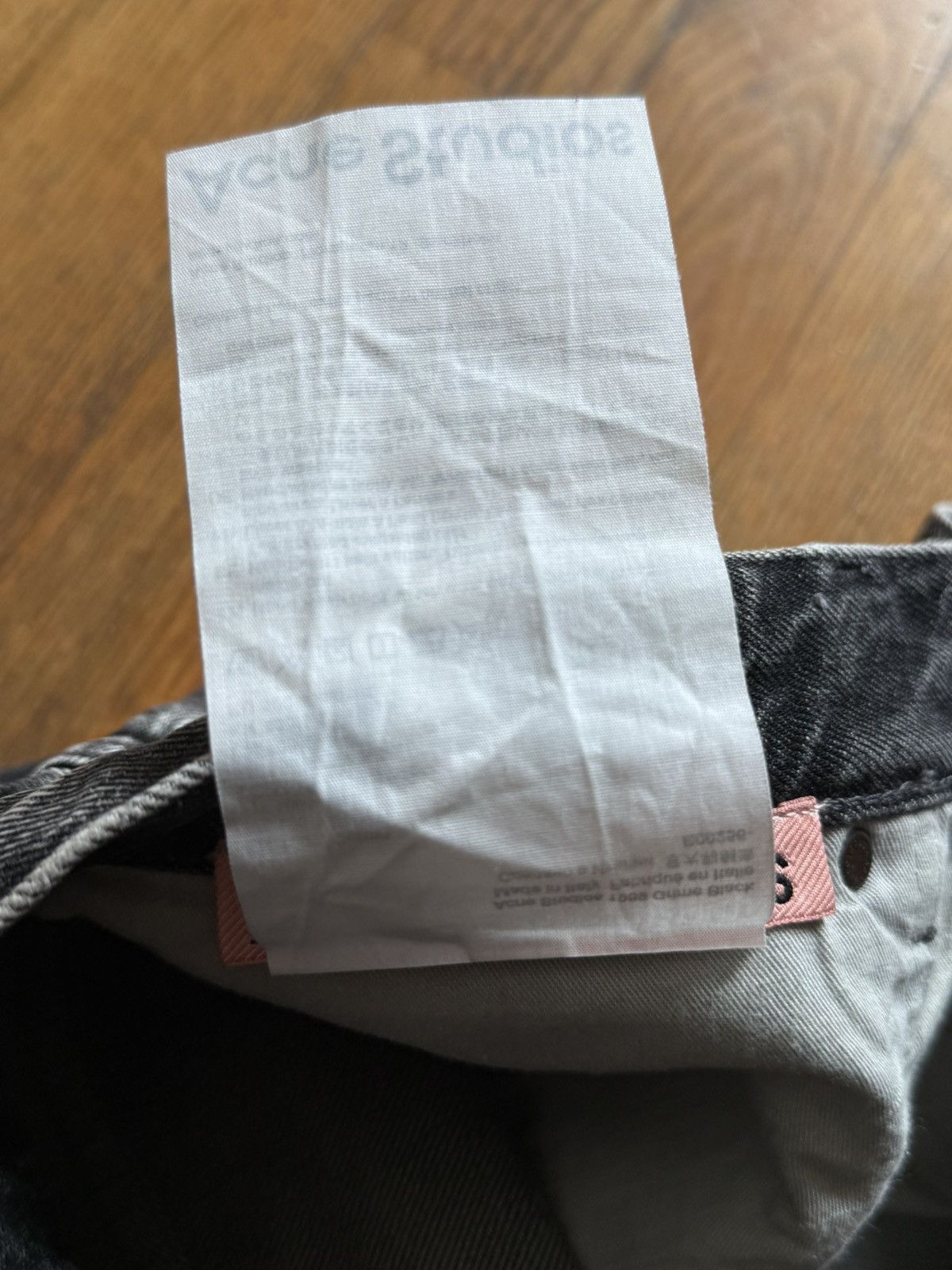 Acne Studios 1989M Grime black Size US 33 - 7 Thumbnail