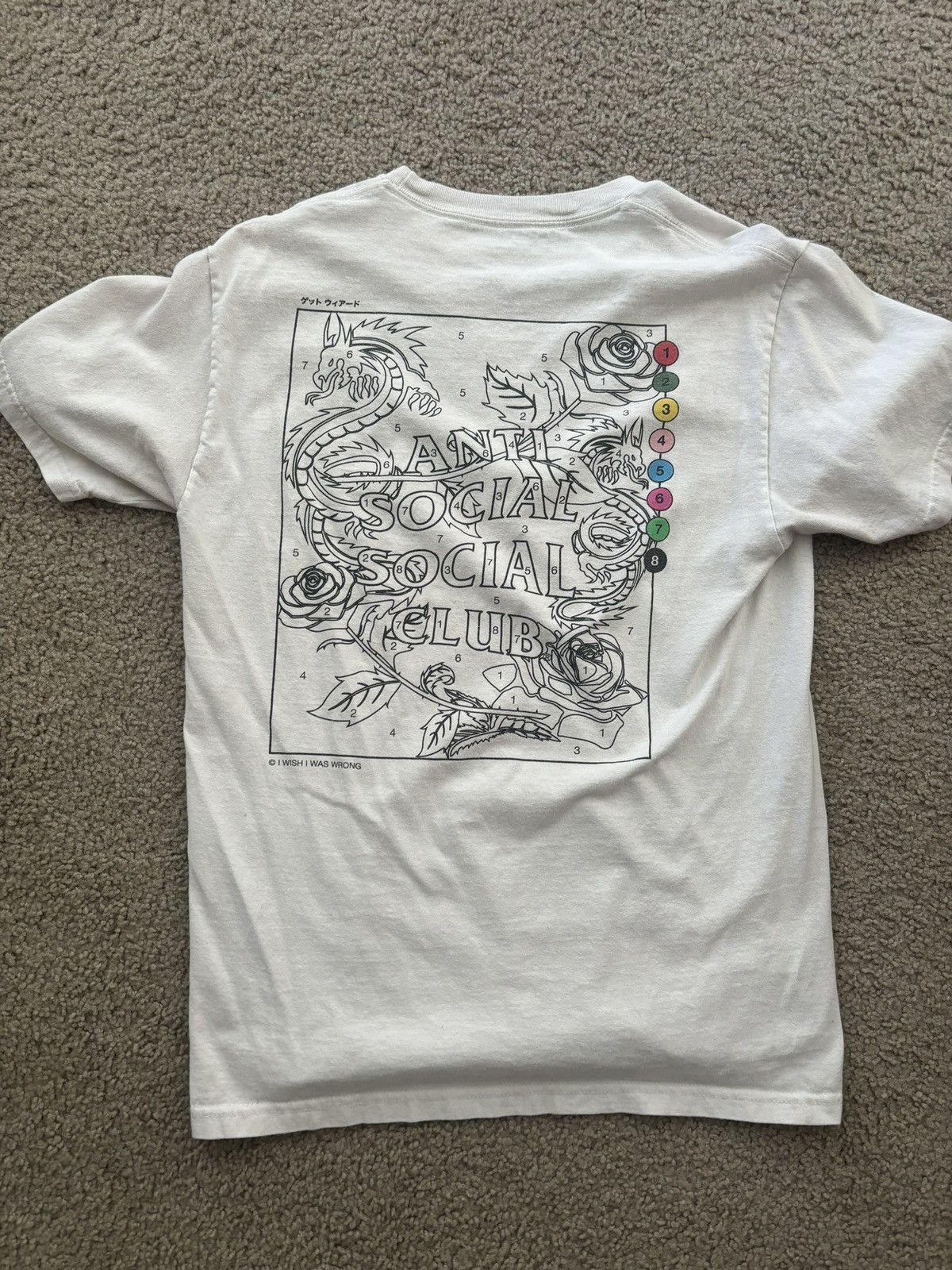 Anti Social Social Club ASSC Dragon Tee Size US M / EU 48-50 / 2 - 1 Thumbnail