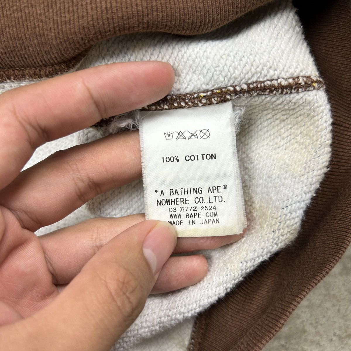 Bape × Vintage 2000s BAPE Monogram Sweatshirt Size US L / EU 52-54 / 3 - 10 Thumbnail
