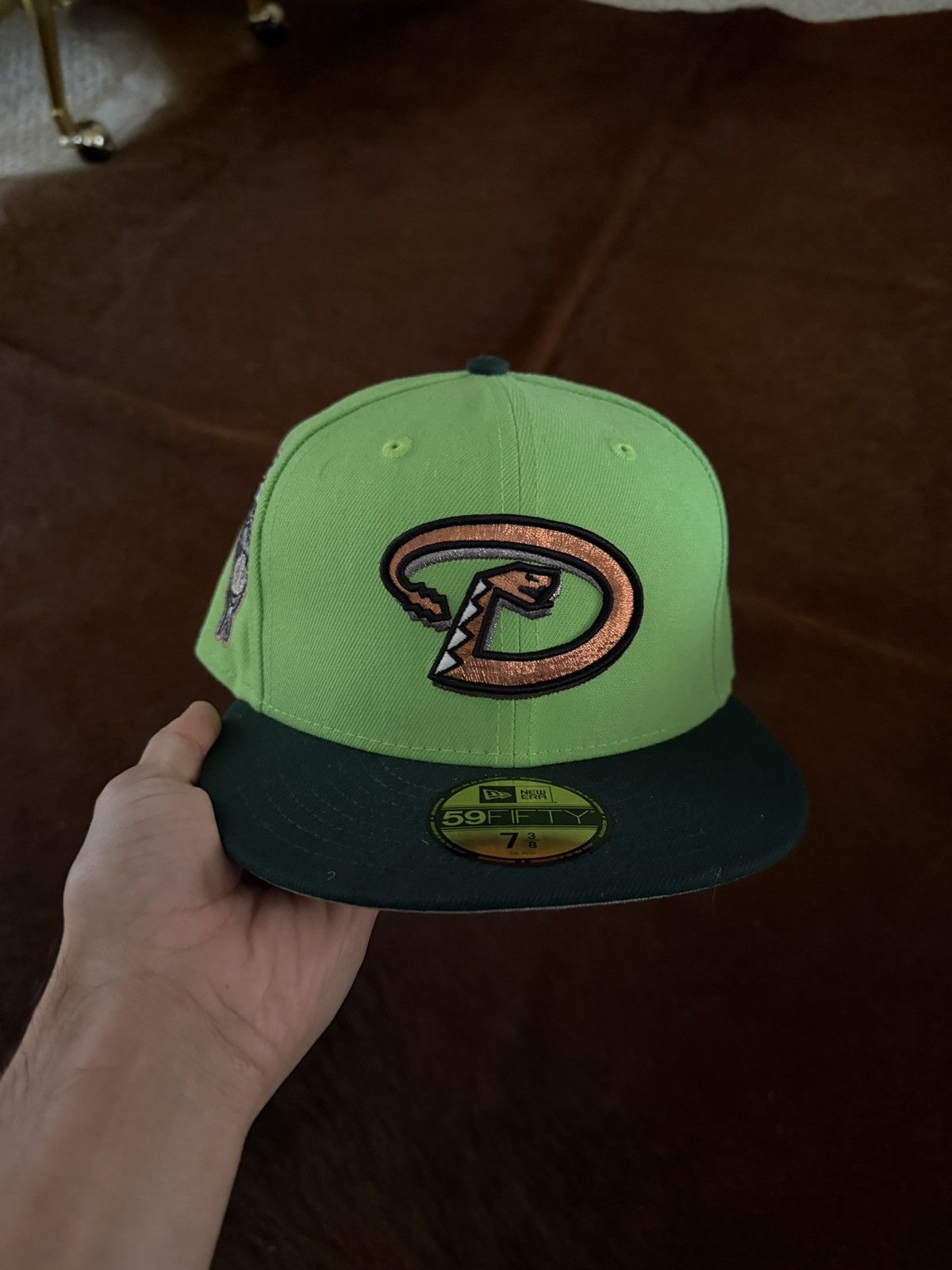 Hat Club 7 3/8 TVB Arizona Diamondbacks Slime OG ATR Size ONE SIZE - 2 Thumbnail