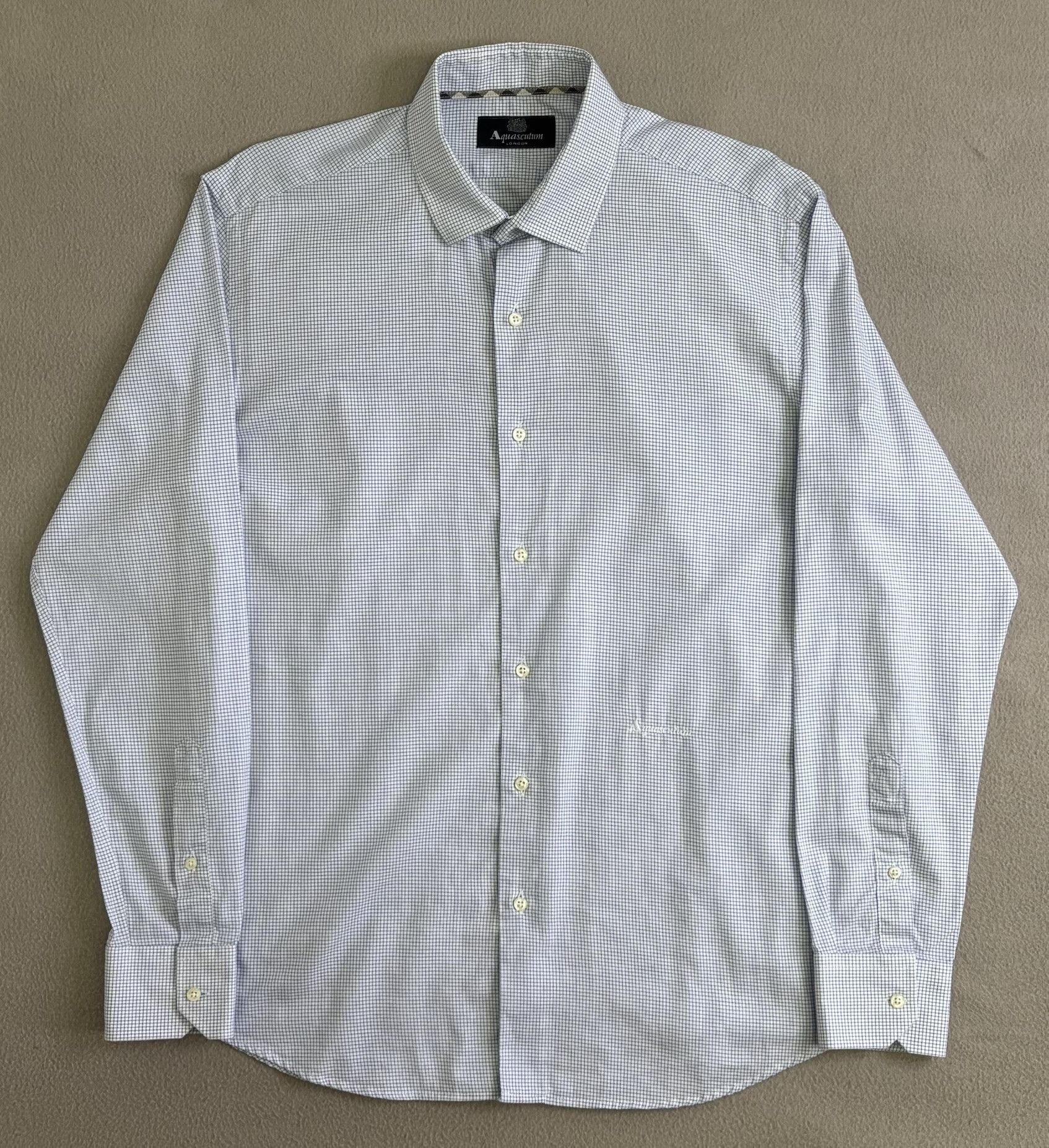 Aquascutum Aquascutum Shirt Size 40 Size US L / EU 52-54 / 3 - 5 Thumbnail