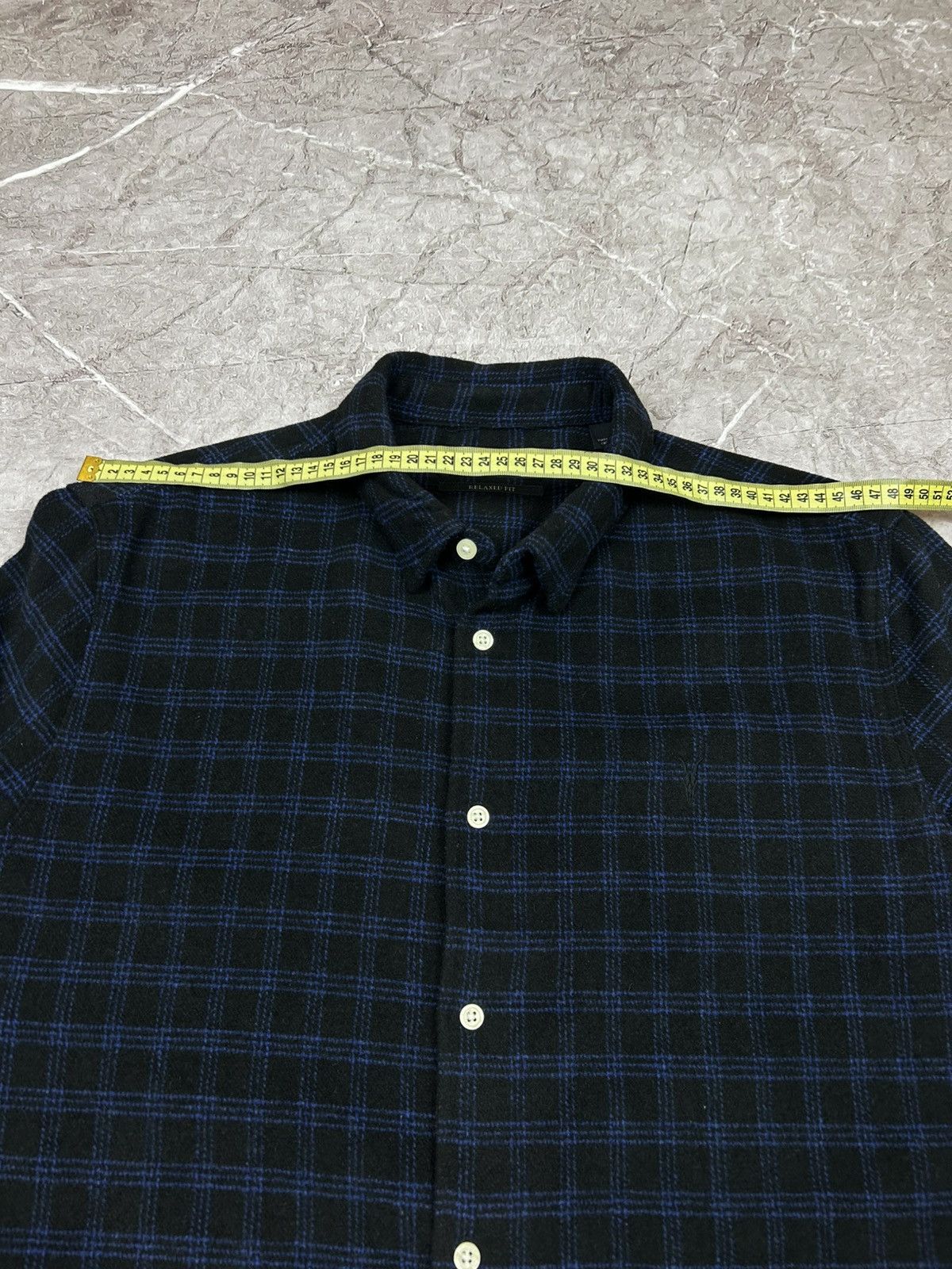 Allsaints Allsaints Wool Flannel Shirt Size Xl Size US XL / EU 56 / 4 - 10 Thumbnail