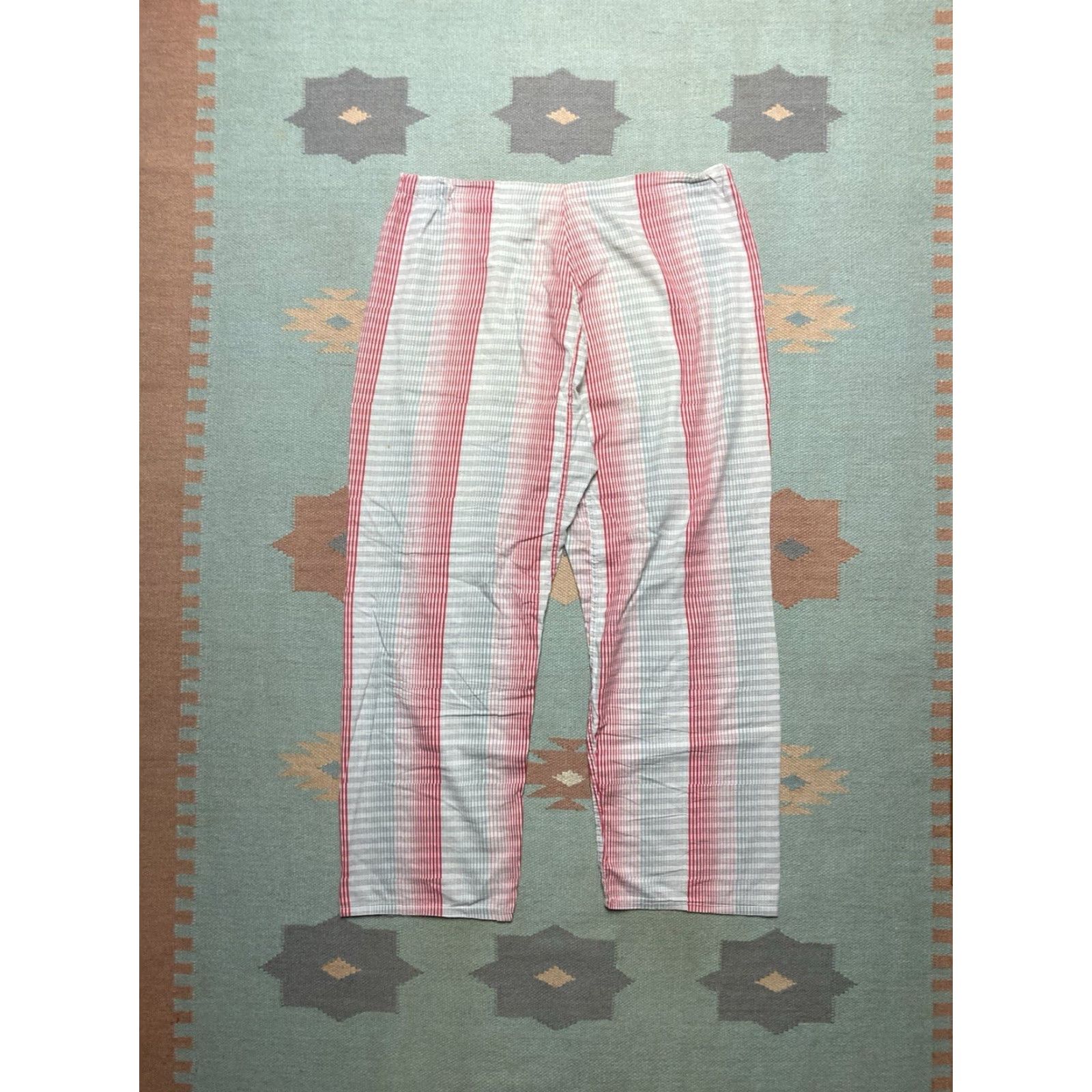 Vintage VINTAGE 1960s Lightweight Pajama Pants Cotton Plaid Men’s Loungewear Size US 33 - 6 Thumbnail