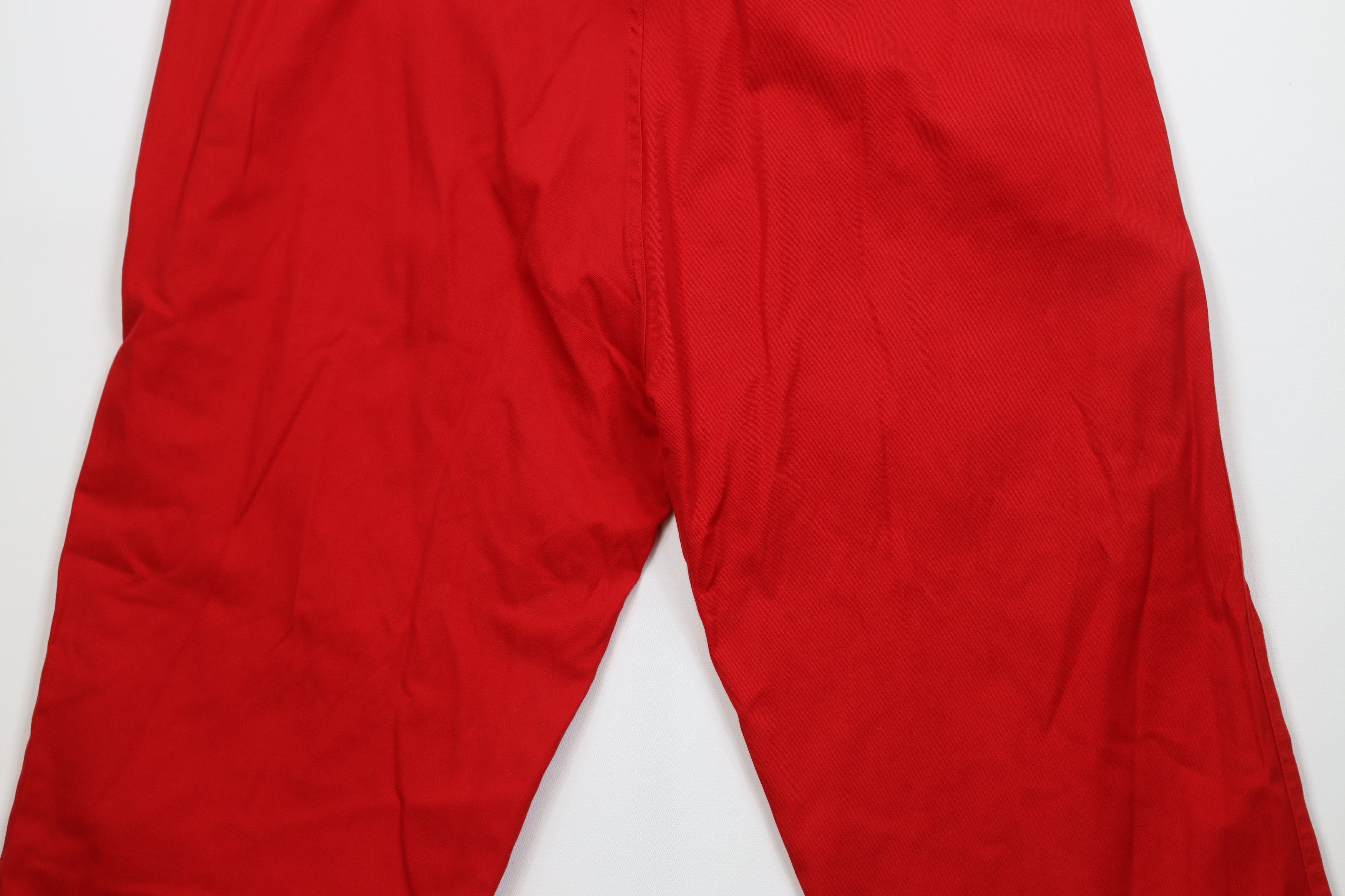 Woolrich Woolen Mills Vintage 90s Woolrich Wide Leg Utility Pants Trousers Red Size US 38 / EU 54 - 11 Thumbnail