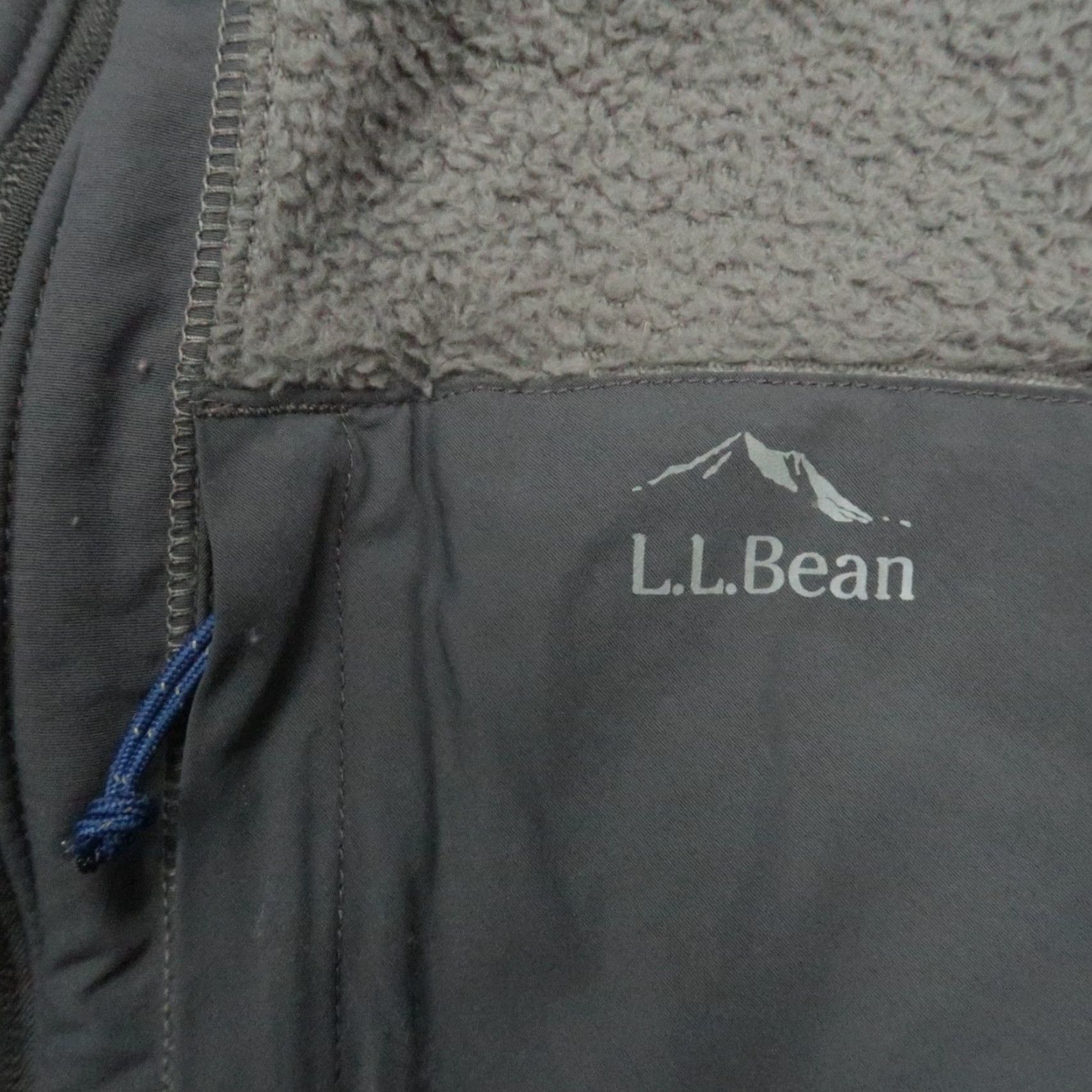 Vintage LL Bean Jacket Mens Extra Large Hybird Fleece Full Zip Pockets Gray Adventure Mens Size US XL / EU 56 / 4 - 4 Thumbnail