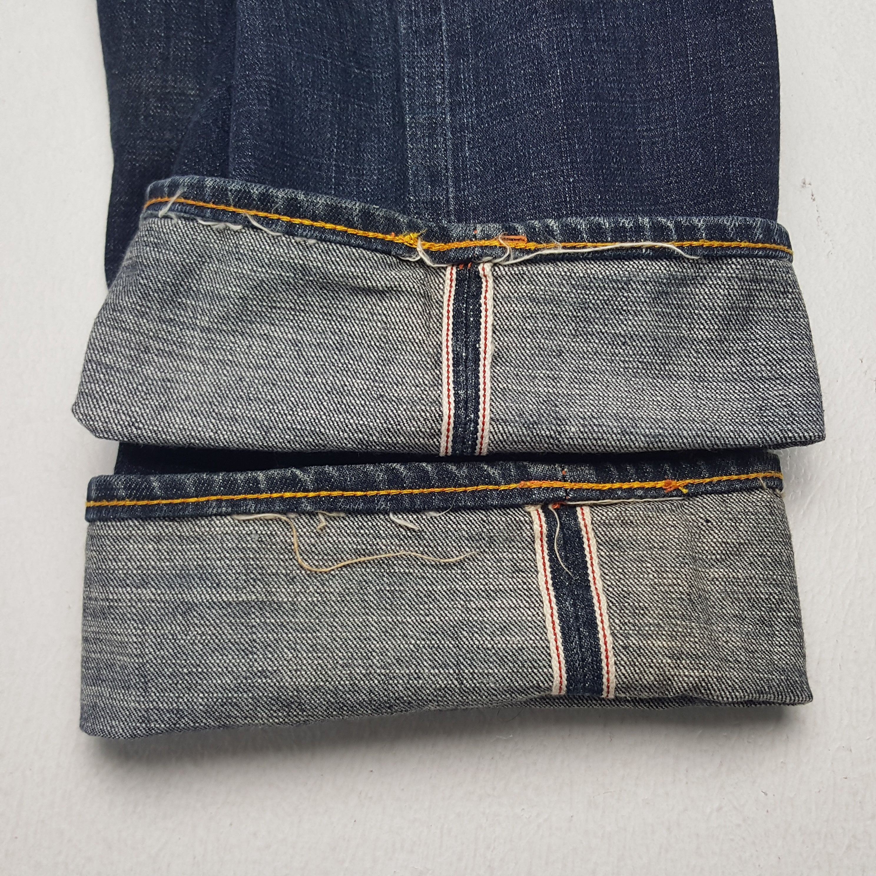Evisu × Vintage Vintage Evisu Japan Leather Daicock Snake Design Denim Jeans Size US 31 - 12 Thumbnail