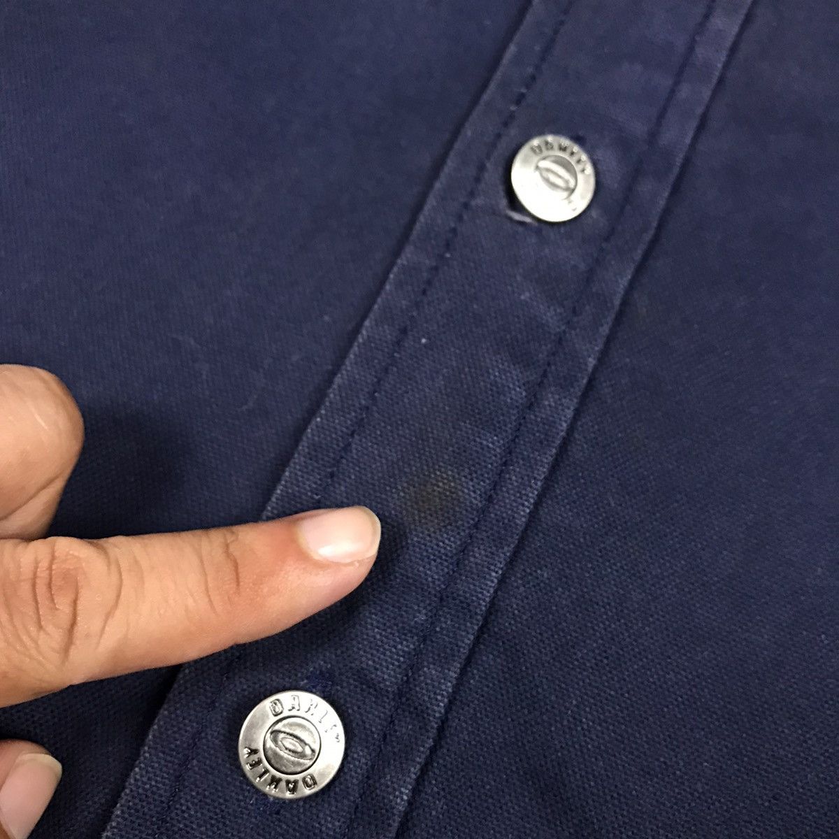 Japanese Brand × Oakley OAKLEY BUTTON INDIGO STYLE JACKET Size US L / EU 52-54 / 3 - 5 Thumbnail
