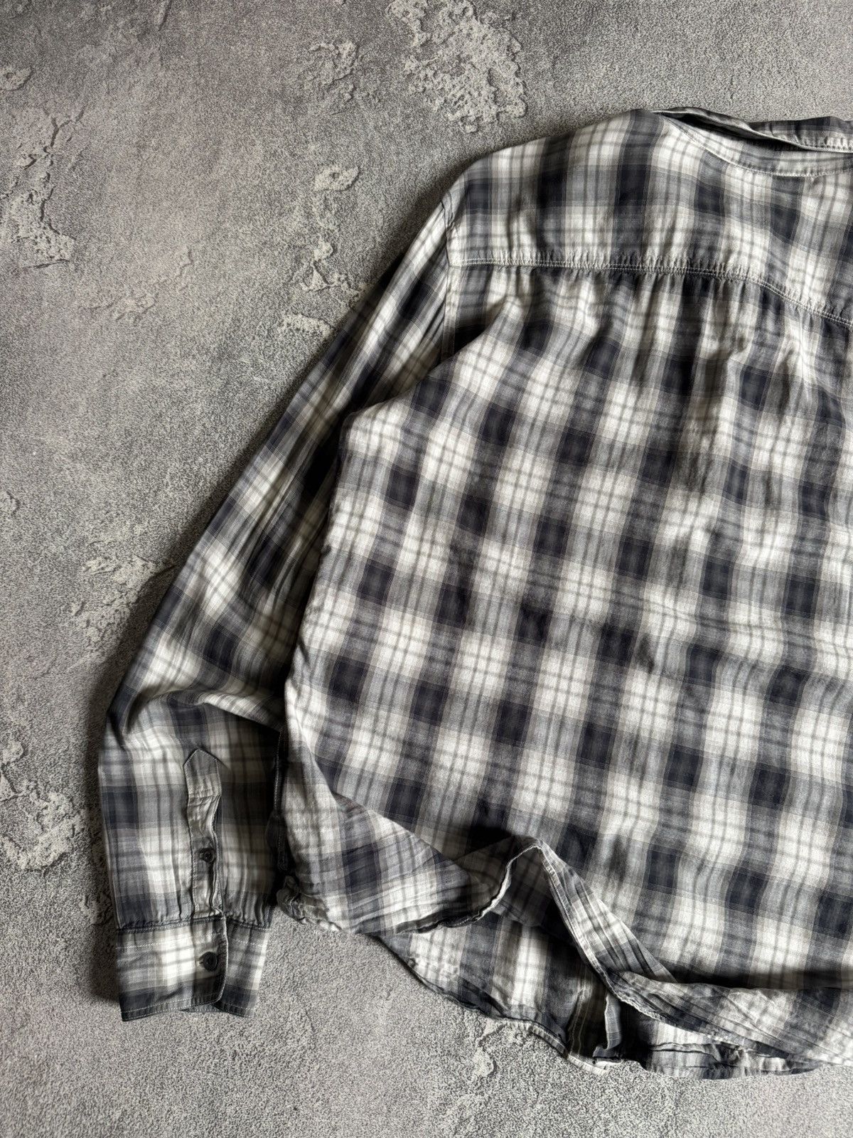 Allsaints × Flannel Allsaints L Riverton LS shirt button up Chekered flannel Y2K Size US L / EU 52-54 / 3 - 12 Thumbnail