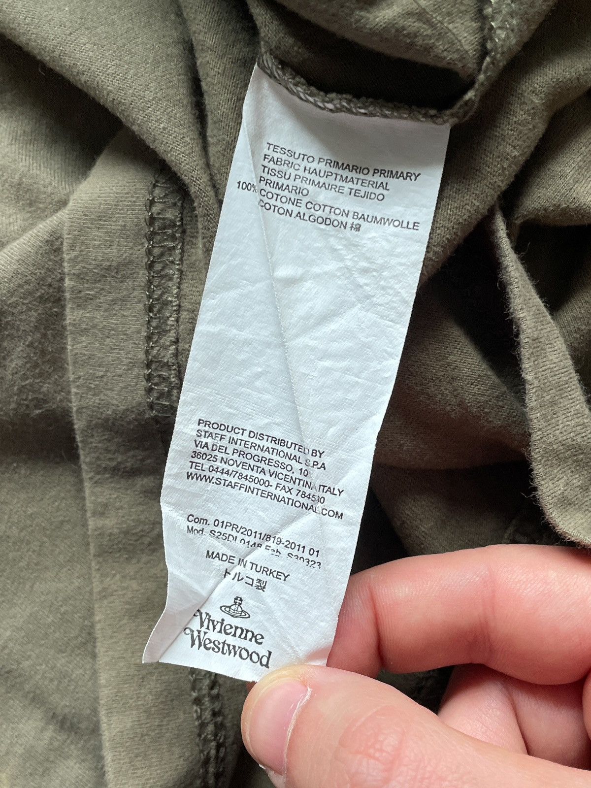Vivienne Westwood 🔥Vintage Vivienne Westwood T Shirt Khaki Green Size US M / EU 48-50 / 2 - 4 Thumbnail