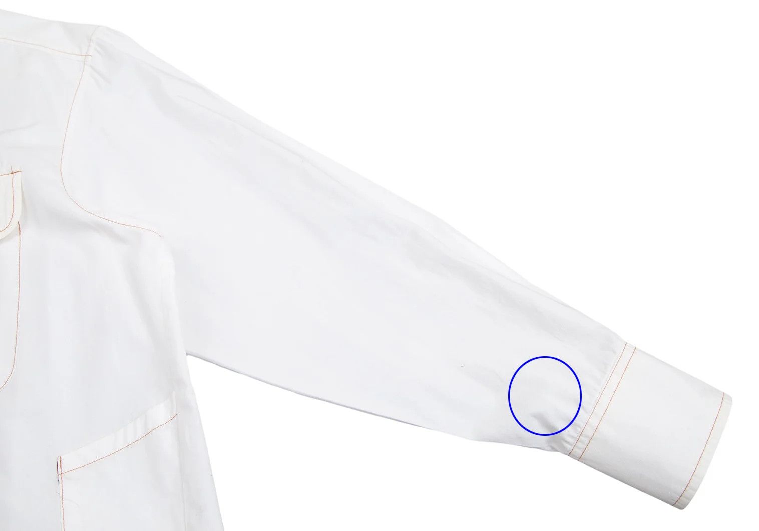 Jean Paul Gaultier Velcro Pocket Design Shirt in White Size 40 Size US XXS / EU 40 - 6 Thumbnail