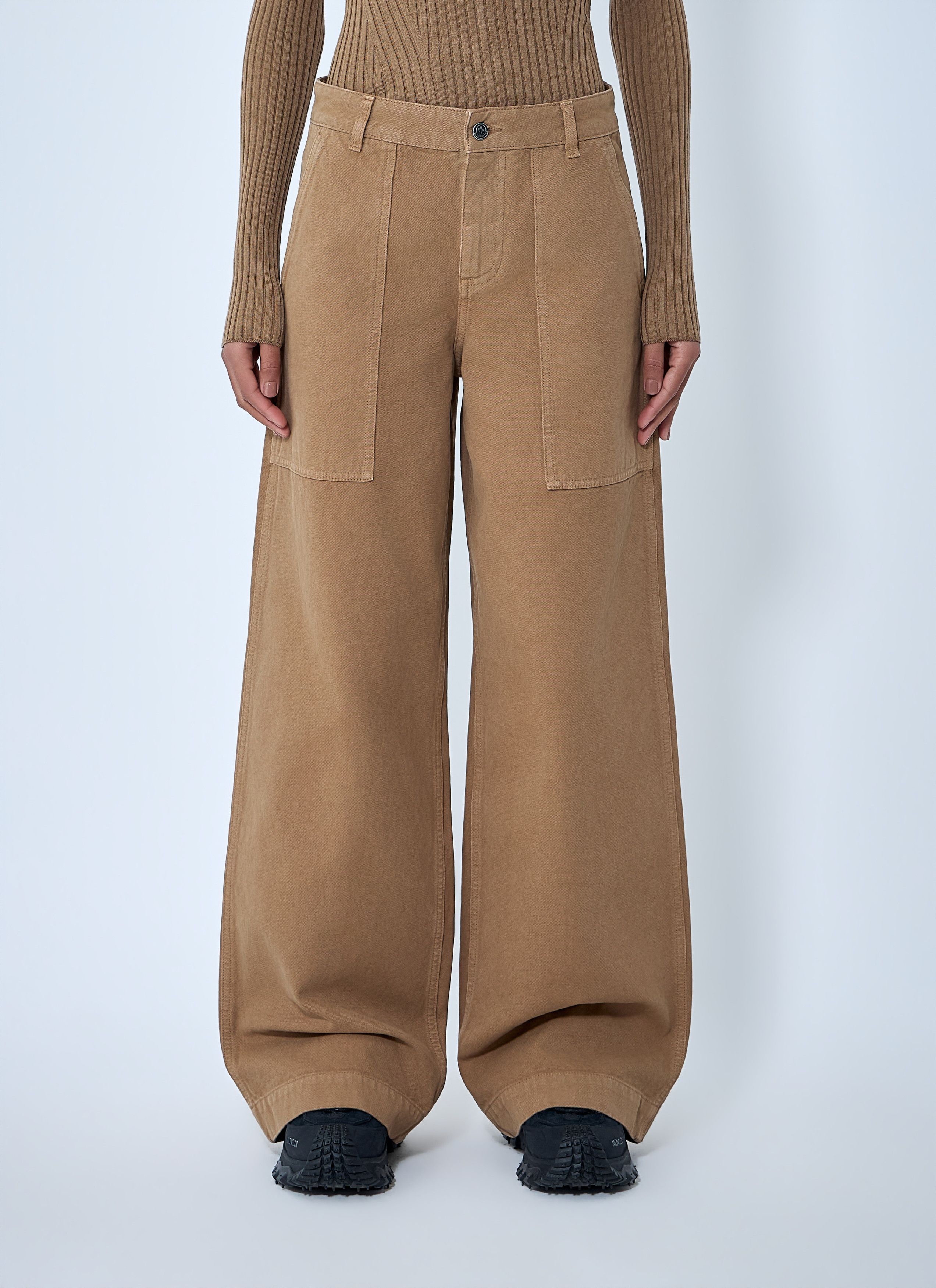 Moncler Wide-Leg Cargo Pants Size 30" / US 8 / IT 44 - 1 Thumbnail