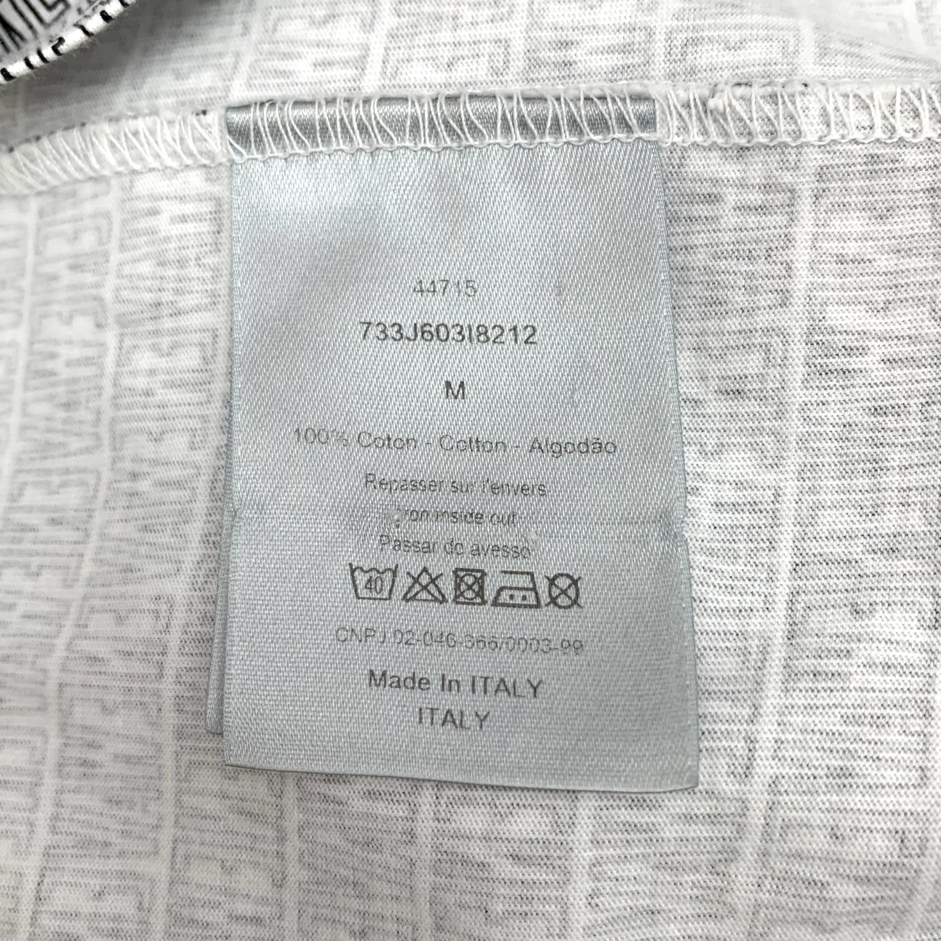 Dior Dior Logo Print Grey Cotton Tee (Size M) Size US M / EU 48-50 / 2 - 4 Thumbnail