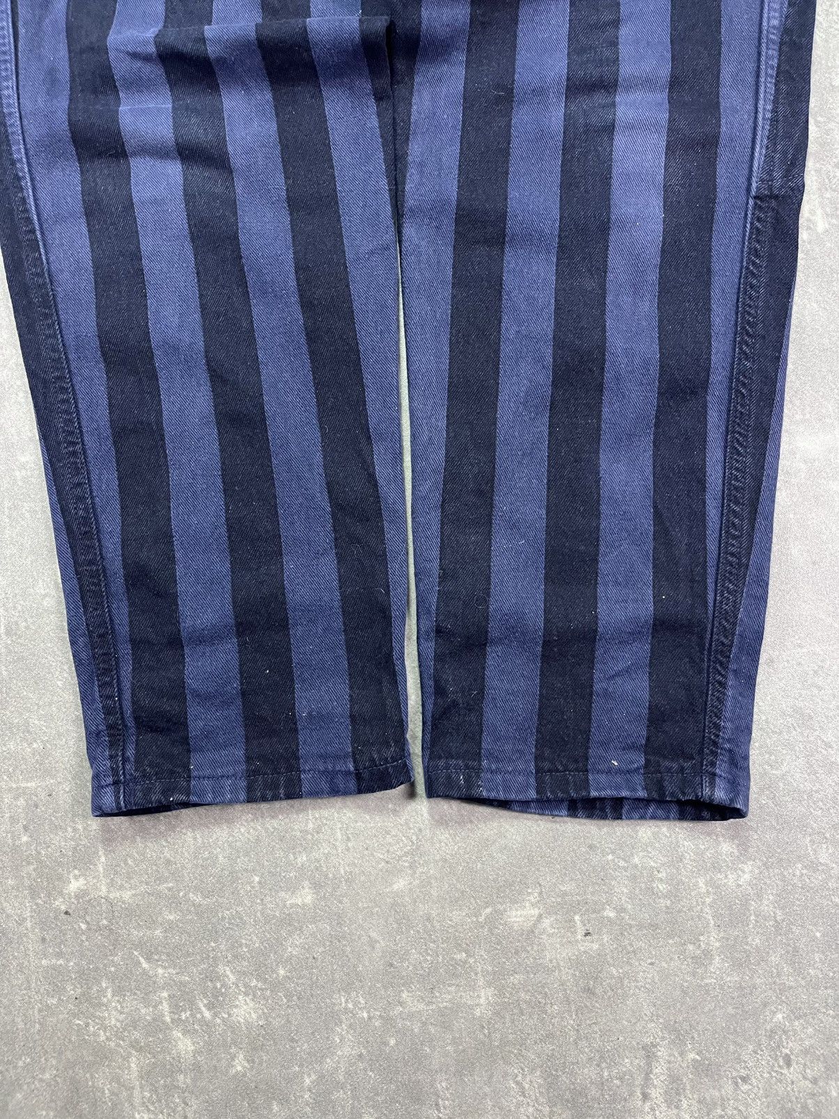 Marithe + Francois Girbaud 90s Marithe + Francois Girbaud Striped Balloon Pants 29 Size US 29 - 5 Thumbnail