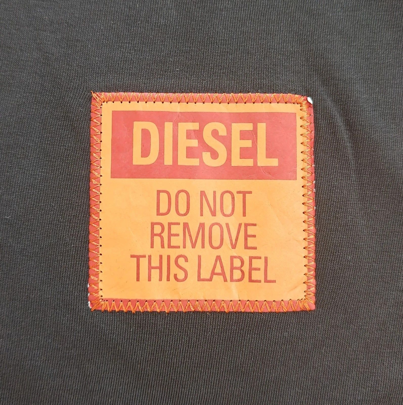 Diesel DIESEL Black T-Shirt With Logo Patch T 4124 Size US M / EU 48-50 / 2 - 3 Thumbnail
