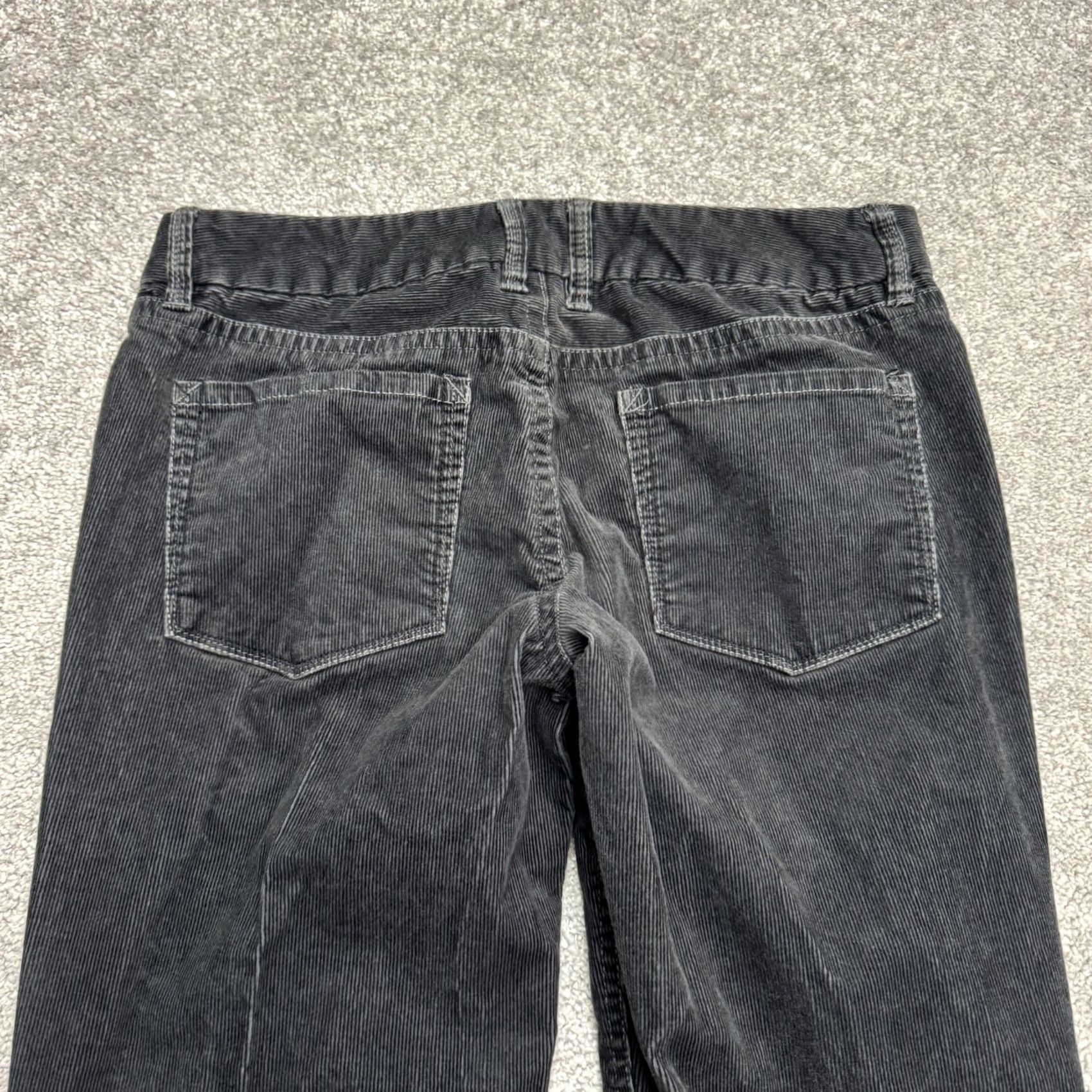 J.Crew J.Crew Favorite Fit Corduroy Pants Womens 8 Short Charcoal Gray Mid Rise Stretch Regular Size 30" / US 8 / IT 44 - 5 Thumbnail