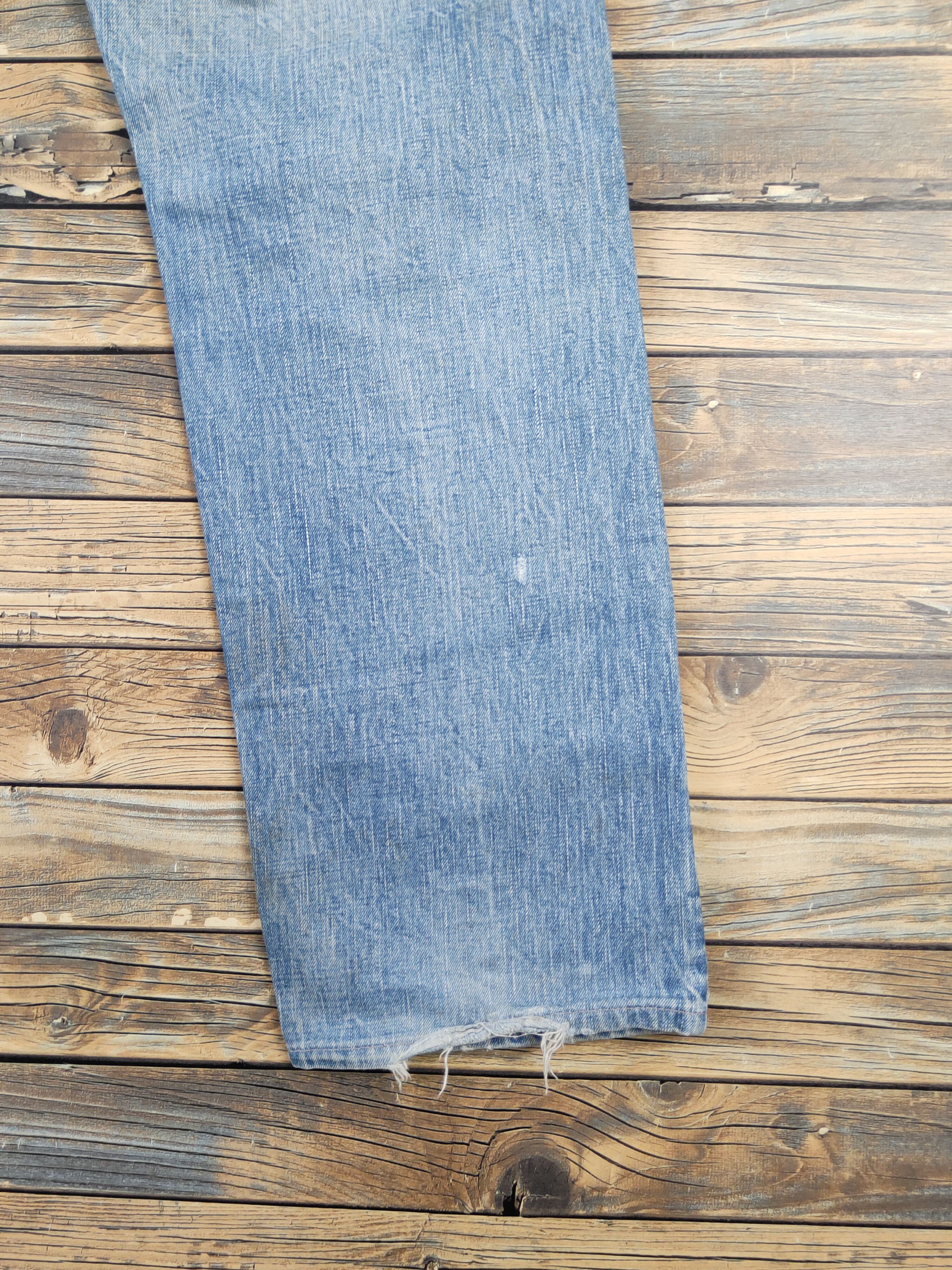 Edwin Edwin Blue Distressed Ripped Jeans #W1035 Size US 30 / EU 46 - 11 Thumbnail