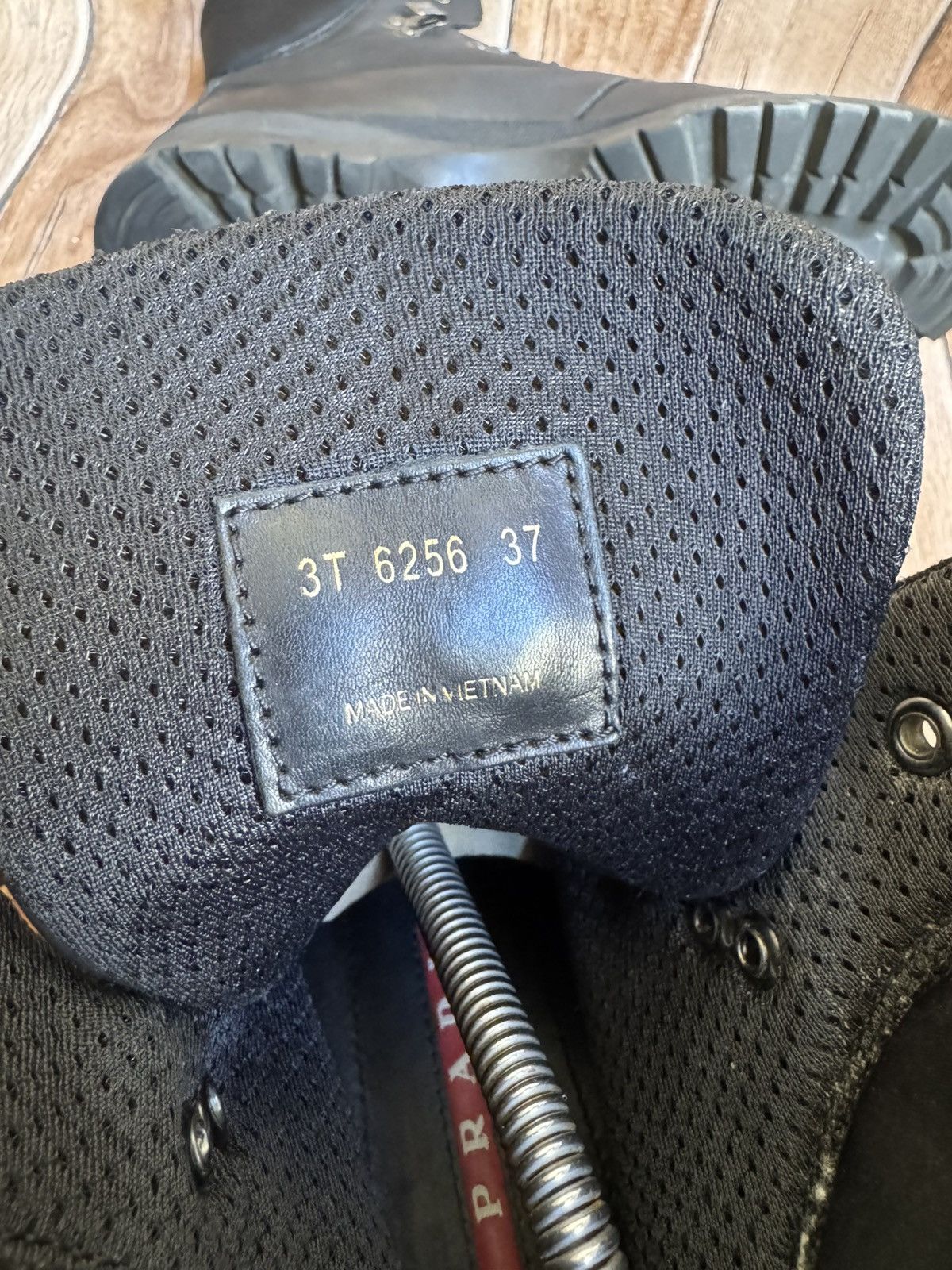 Prada 90’s Prada combat boots Size US 5.5 / EU 38 - 5 Thumbnail