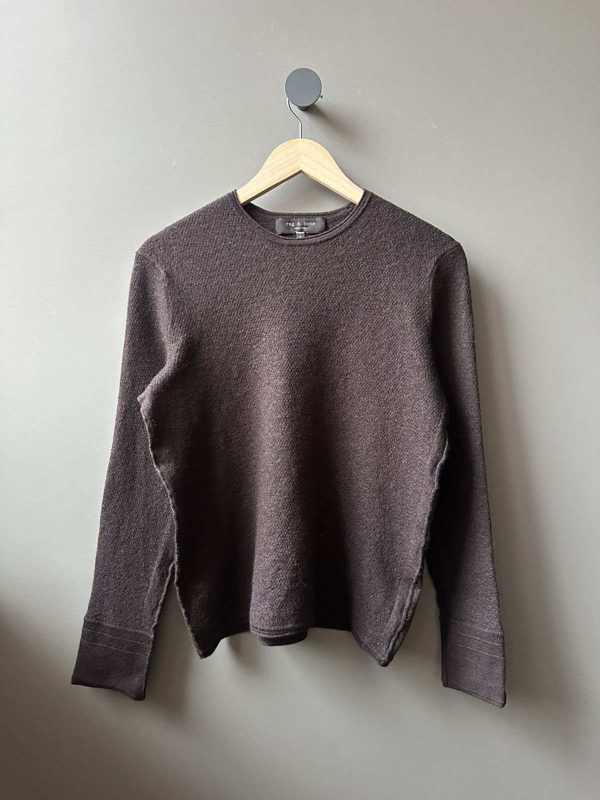 Rag & Bone Rag & Bone Relaxed Wool Knit Sweater Size L Size L / US 10 / IT 46 - 1 Thumbnail