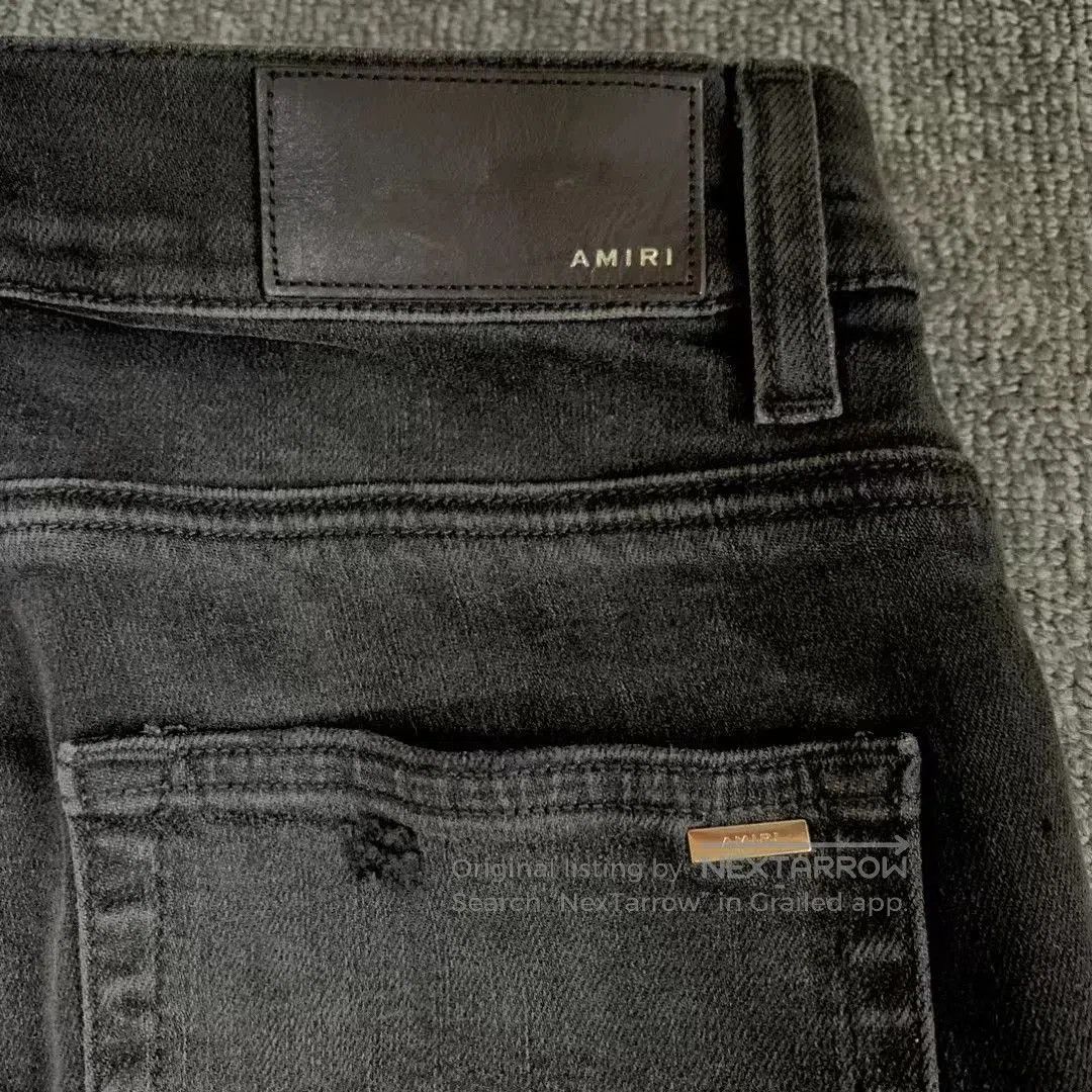 Amiri Amiri Double Knee Distressed Jeans. Size US 30 / EU 46 - 7 Thumbnail