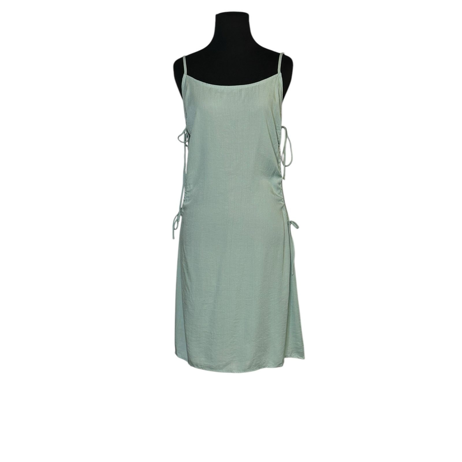 Forever 21 Forever 21 misty blue side ties woven dress size large Size L / US 10 / IT 46 - 12 Thumbnail