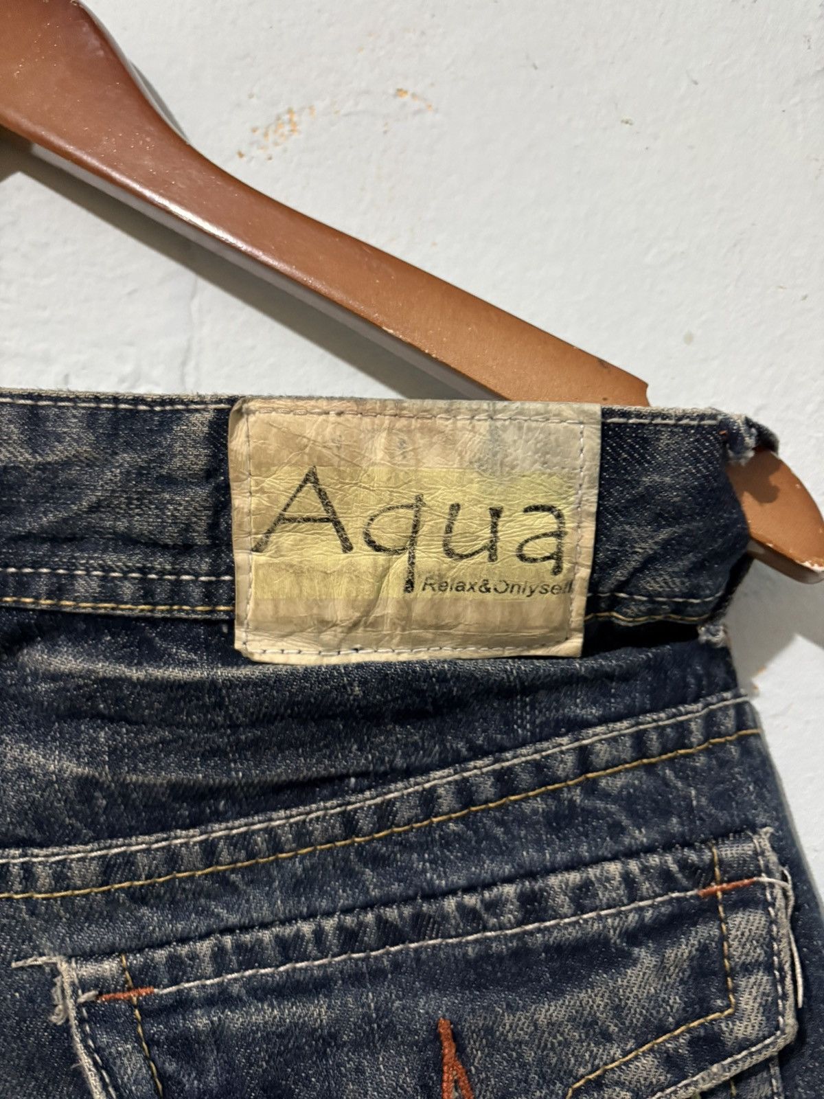 Japanese Brand Aqua Streetwear Flared Denim Size US 32 / EU 48 - 11 Thumbnail