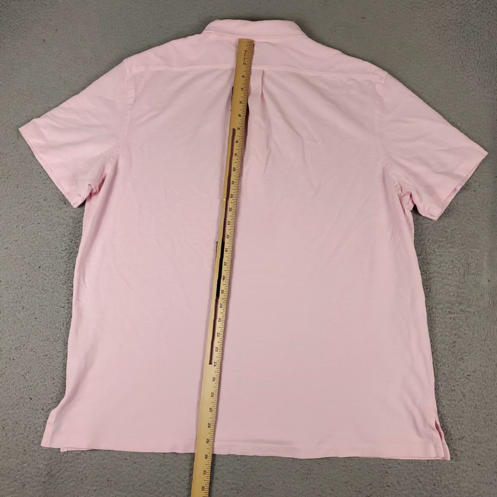 Ralph Lauren Ralph Lauren Polo Shirt Mens 2XL Pink Knit Oxford Pony Casual Short Sleeve Size US XXL / EU 58 / 5 - 6 Thumbnail