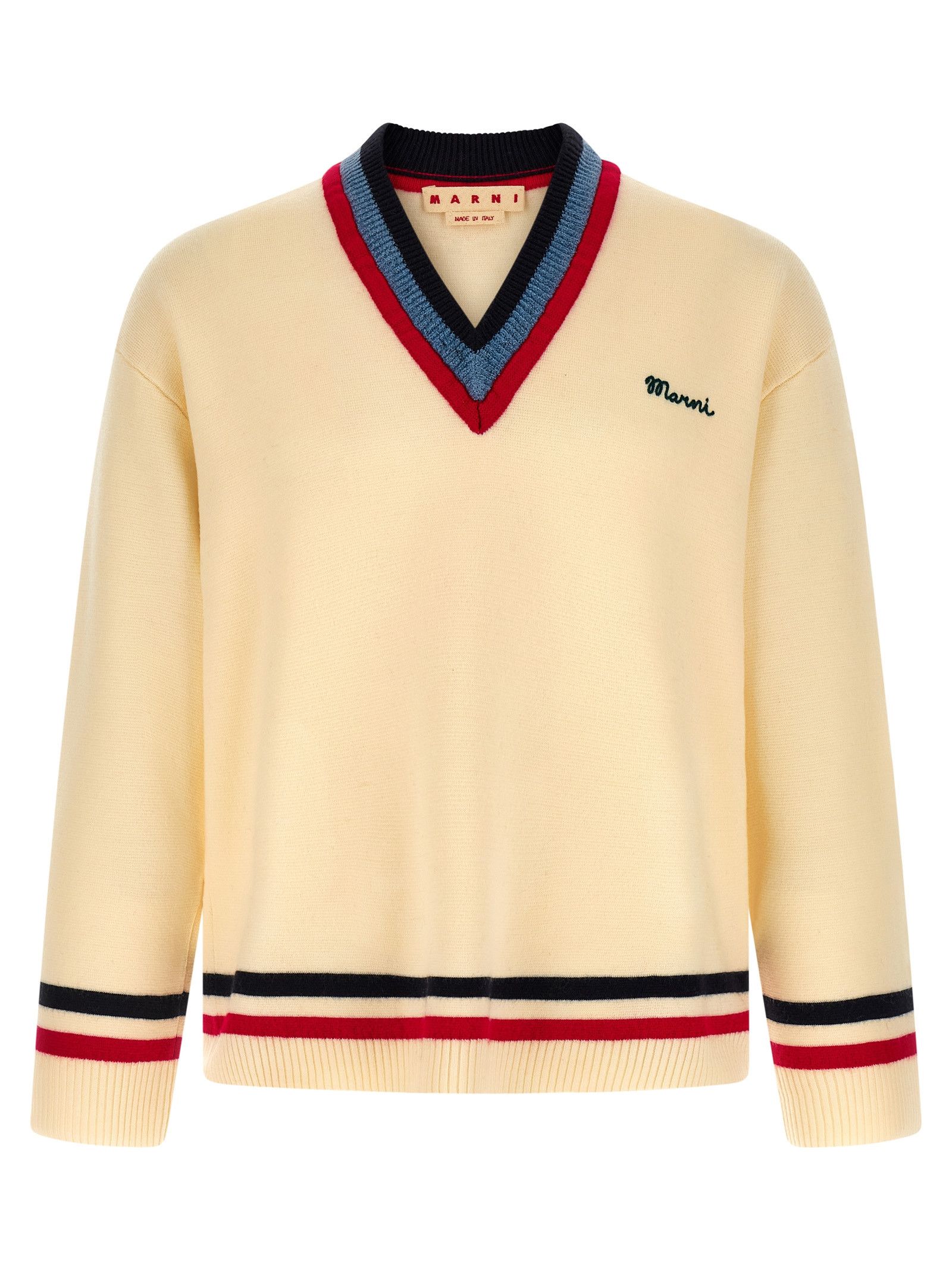 Marni Logo embroidery sweater Size US XL / EU 56 / 4 - 1 Thumbnail