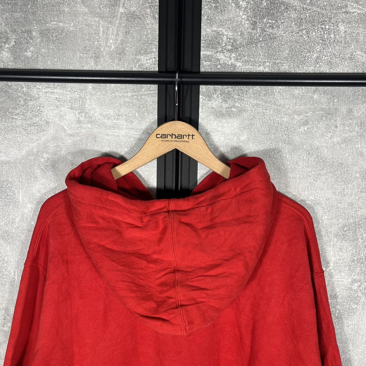 Ralph Lauren Vintage Ralph Lauren Old English P Half Zip Hoodie Red Size US XXL / EU 58 / 5 - 10 Thumbnail