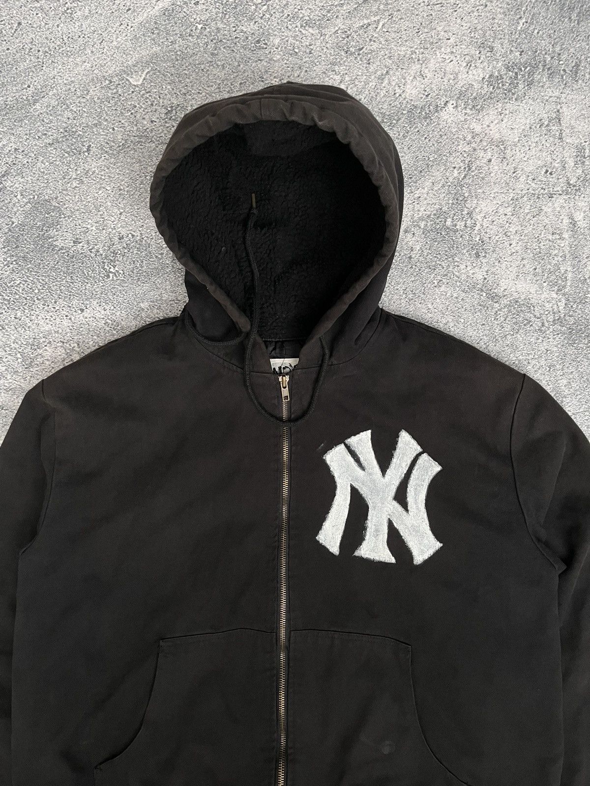 Japanese Brand NY active jacket black faded Size US L / EU 52-54 / 3 - 4 Thumbnail