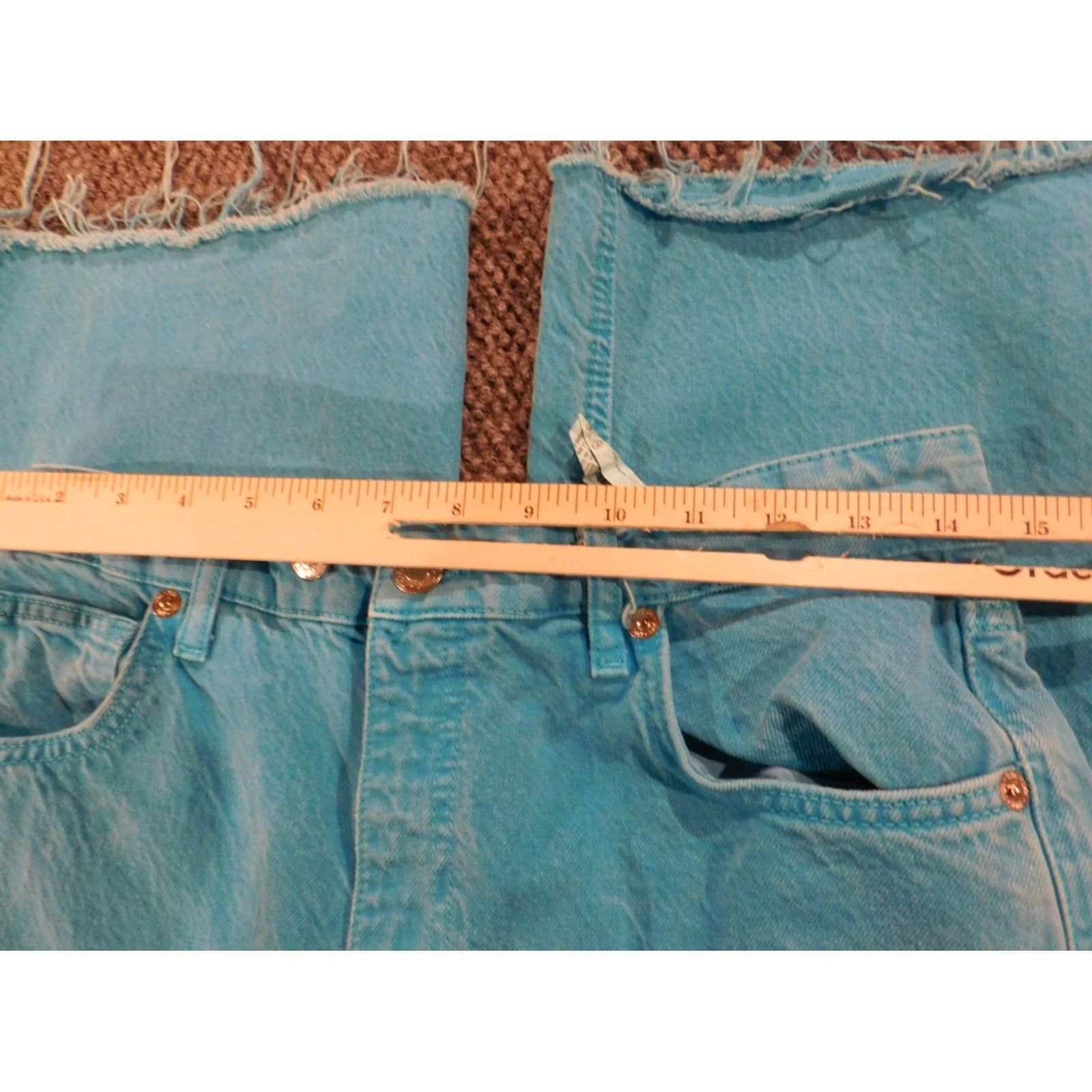 Zara Zara Womens Jeans 6 Blue denim casual straight slim fit Size 28" / US 6 / IT 42 - 5 Thumbnail