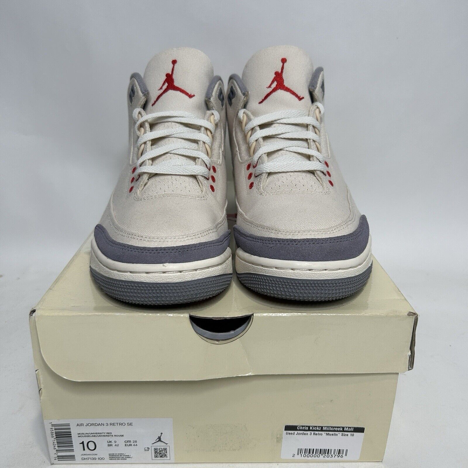 Jordan Brand Nike Air Jordan 3 Retro SE “Muslin” 2024 Size US 10 / EU 43 - 2 Thumbnail