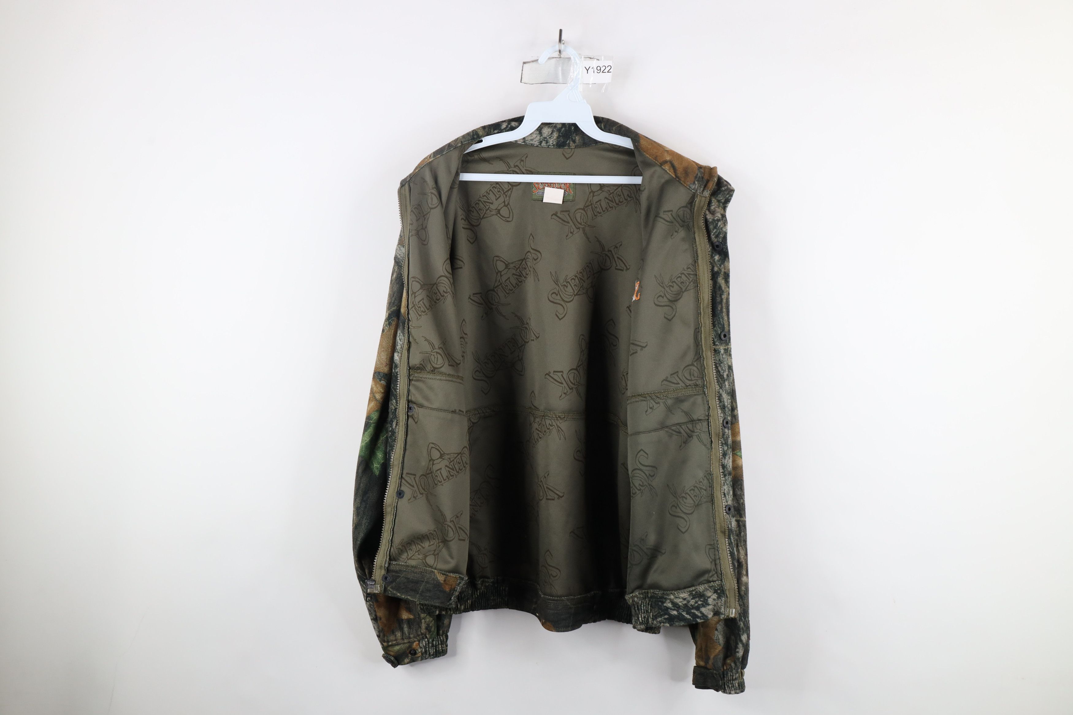 Vintage Vintage 90s Streetwear Mossy Oak Camouflage Bomber Jacket Size US XL / EU 56 / 4 - 8 Thumbnail
