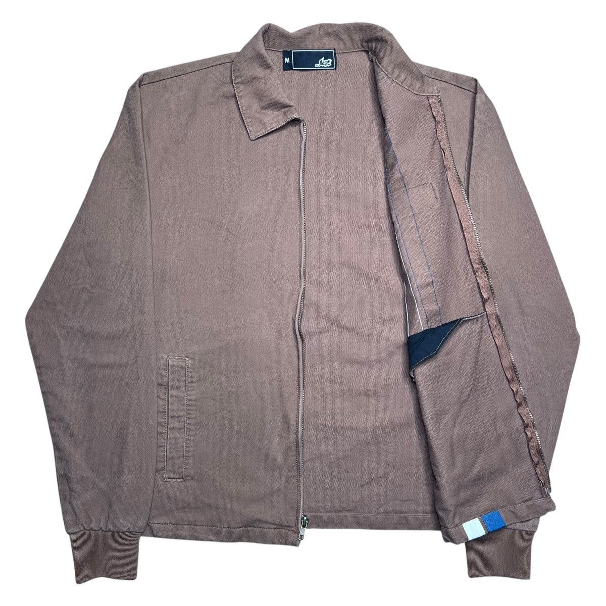 Lost Enterprises Lost Enterprises Zip Up Goodtime Canvas Brown Jacket Sz M Size US M / EU 48-50 / 2 - 2 Thumbnail