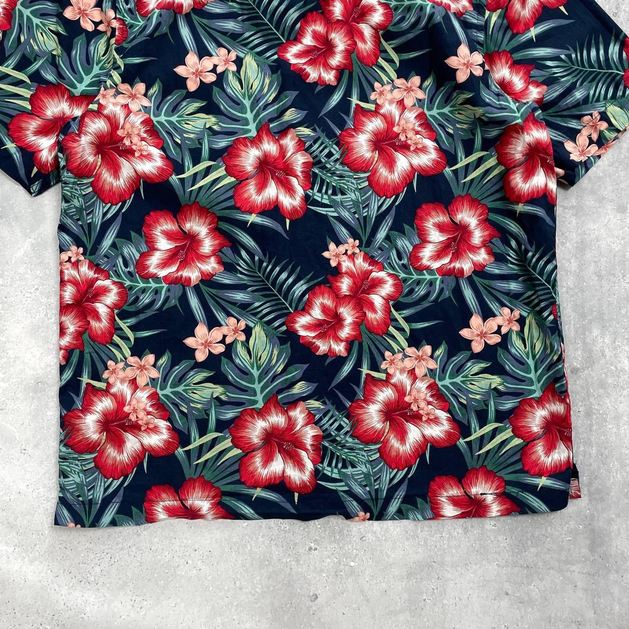 Penfield Penfield Hawaiian Short Sleeve Shirt Green/ Red Size M Size US M / EU 48-50 / 2 - 18 Thumbnail