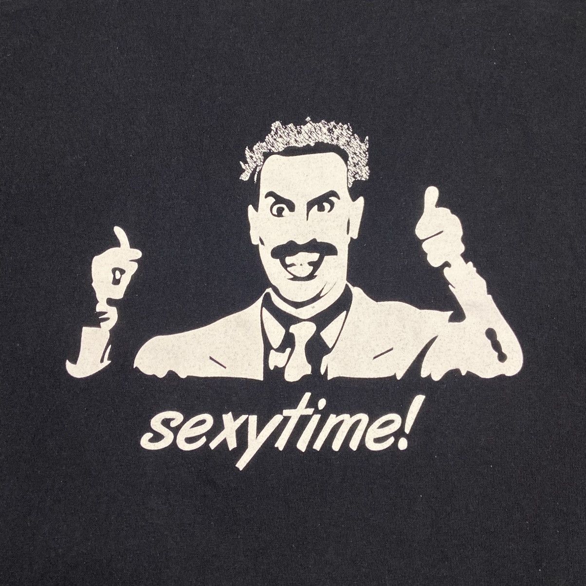 Vintage Vintage Borat Sexytime Shirt Size US L / EU 52-54 / 3 - 3 Thumbnail
