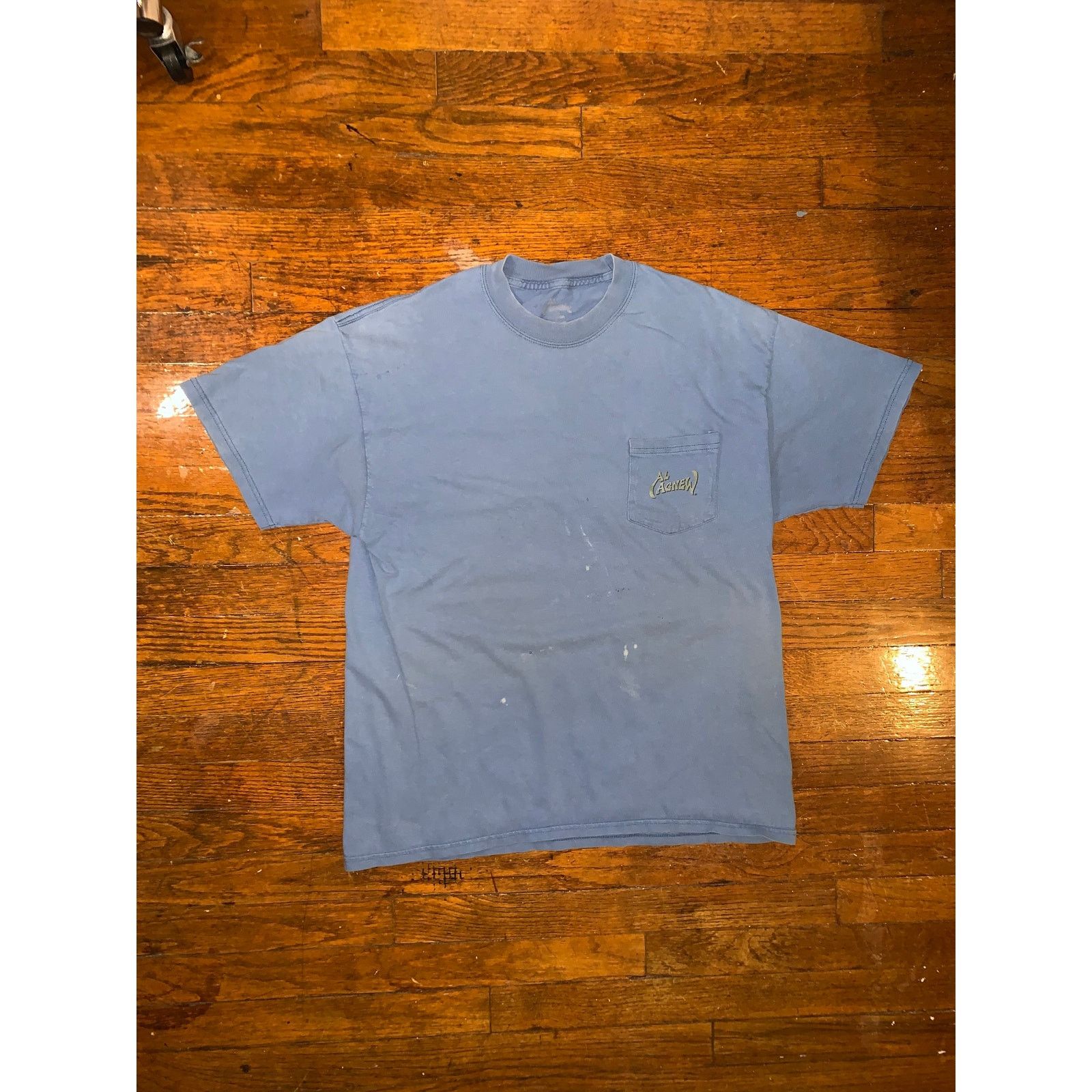 Other × Vintage Bass Fish T Shirt 2007 Vtg Fishing Pocket Tee Distressed L Size US L / EU 52-54 / 3 - 2 Thumbnail
