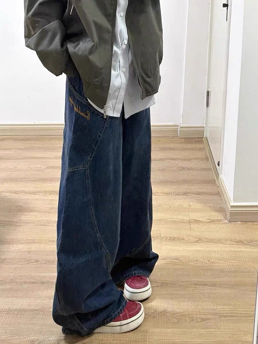 Japanese Brand × Jean Blue Baggy Denim Jeans Vintage Style Size US 26 / EU 42 - 5 Thumbnail