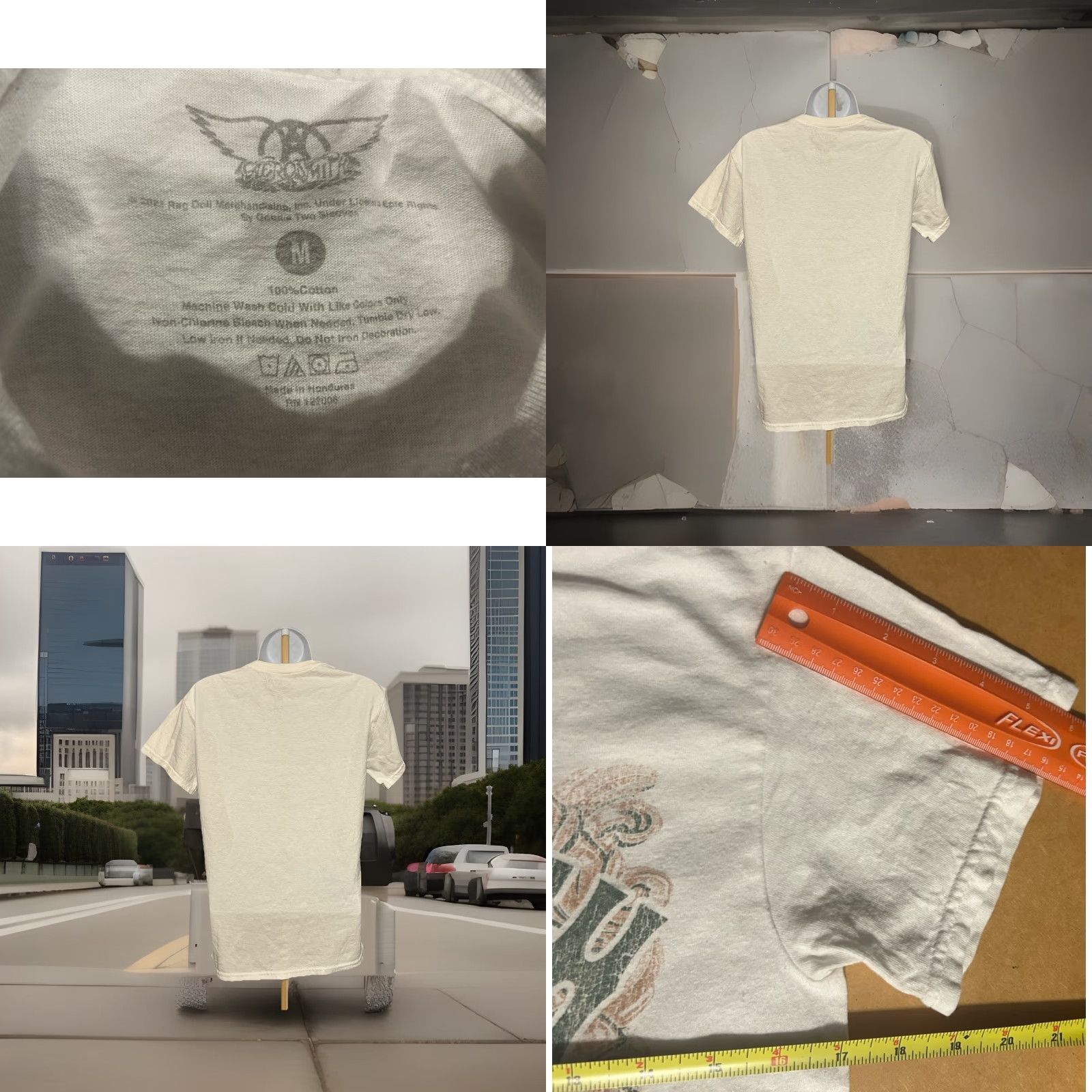 Aerosmith VINTAGE? No. (Clarify not allowed) - Sorry, cannot determine vintage status. Size M / US 6-8 / IT 42-44 - 8 Thumbnail