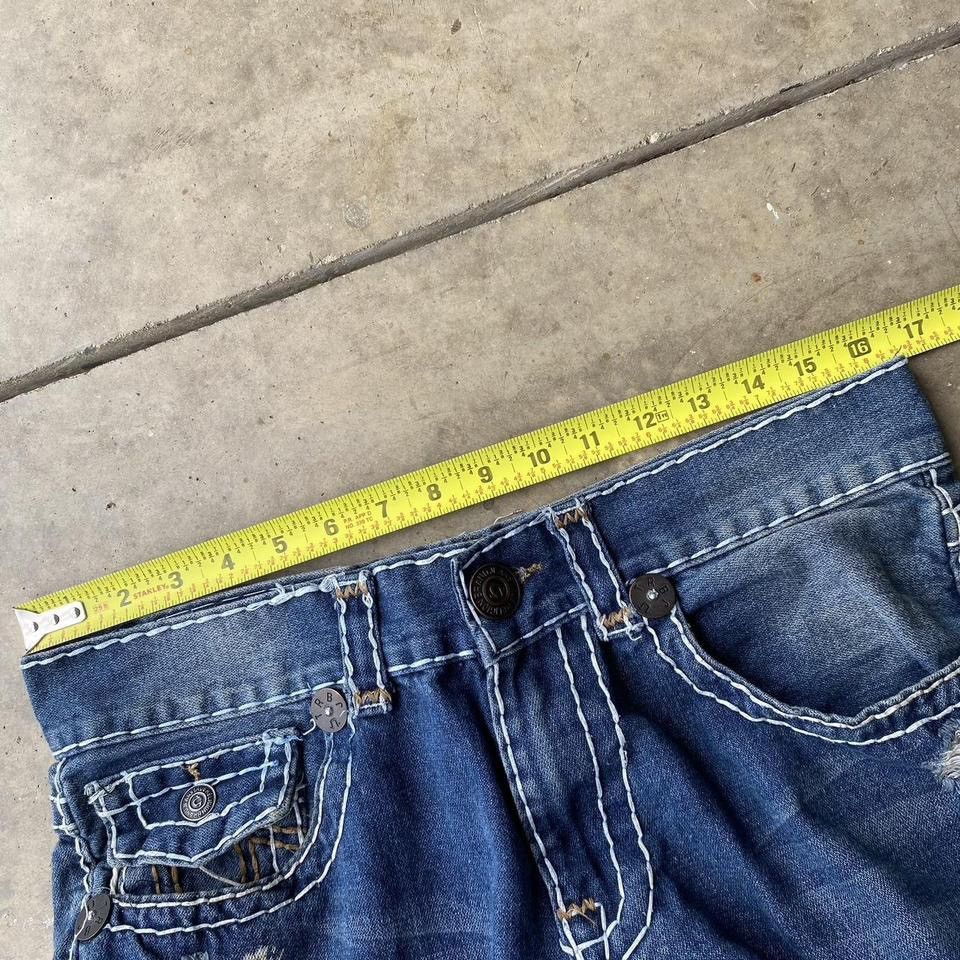 True Religion Vintage True Religion Designer denim jeans. USA bleach tears Size US 33 - 6 Thumbnail
