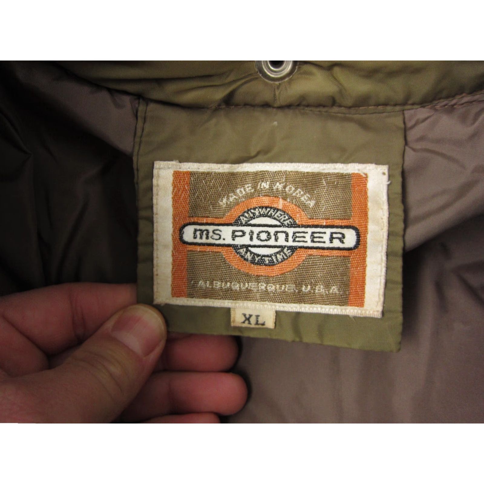Vintage VINTAGE Pioneer Jacket Womens XL Brown 60s 70s Puffer Quilted Hooded Regular Long Sleeve Zip Coat Size XL / US 12-14 / IT 48-50 - 6 Thumbnail